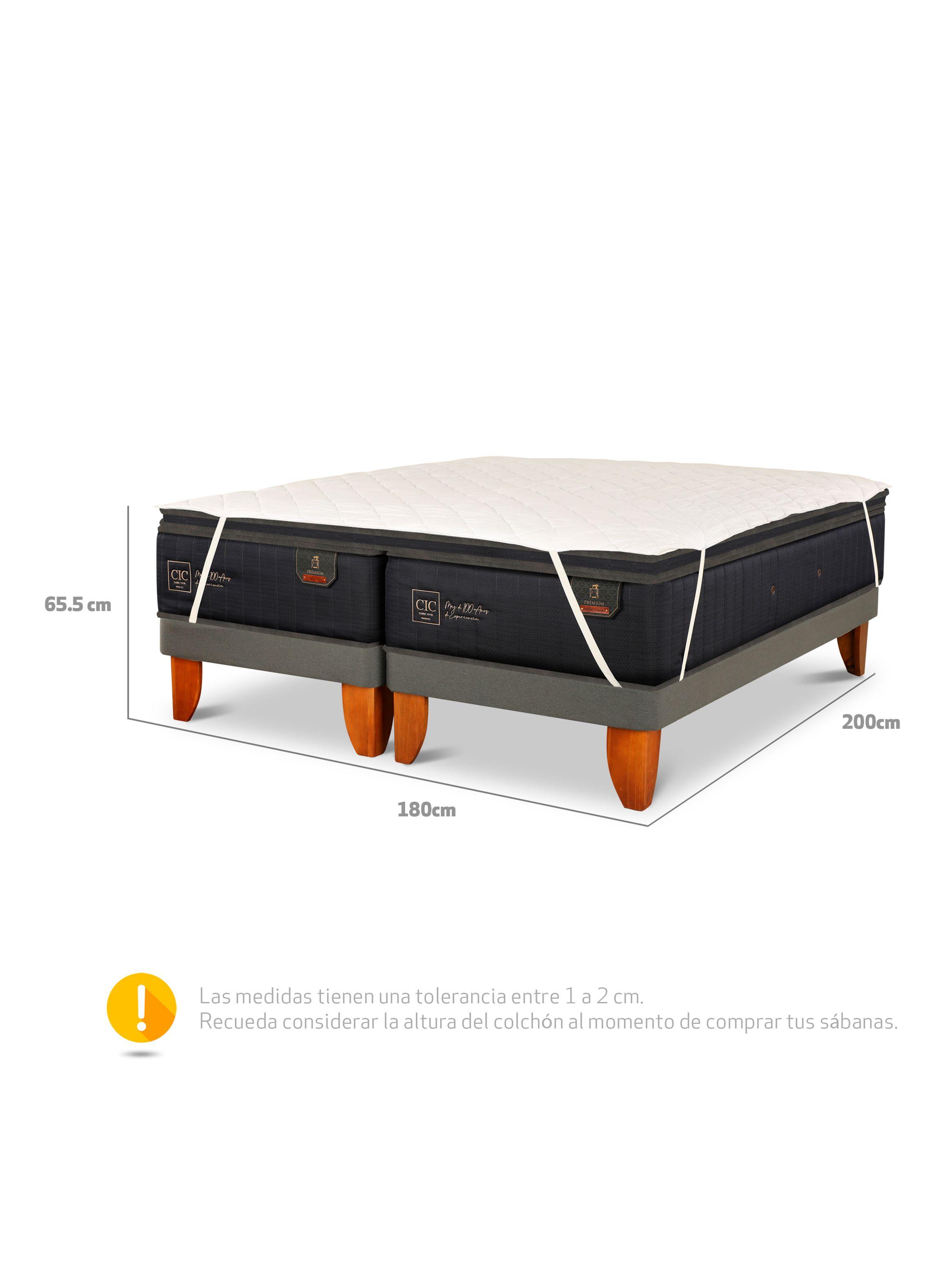 Dúplex Cama Europea Premium 90x200 cm+ Topper-1