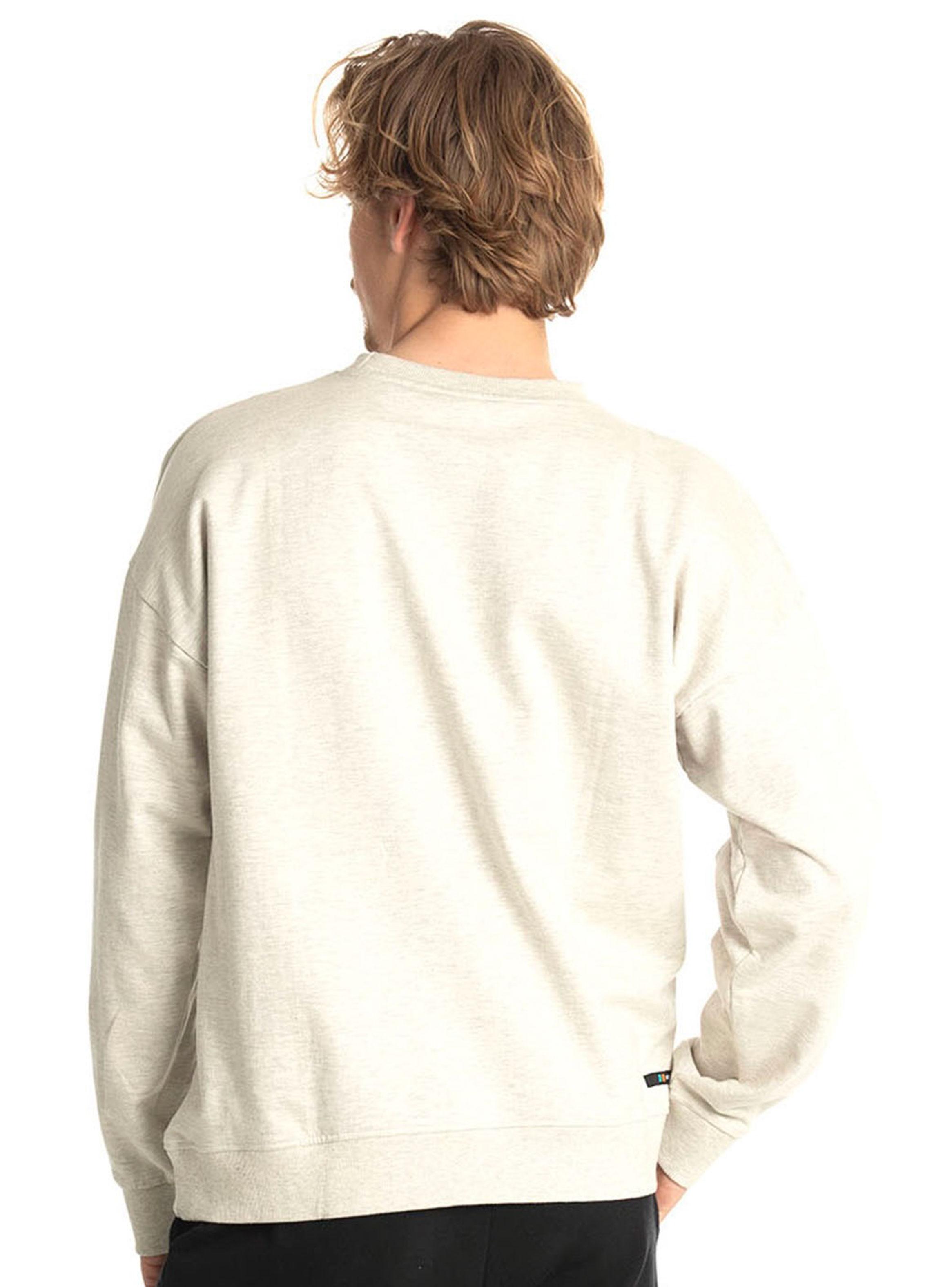 Polerón Crew Neck Melange Estampado-1