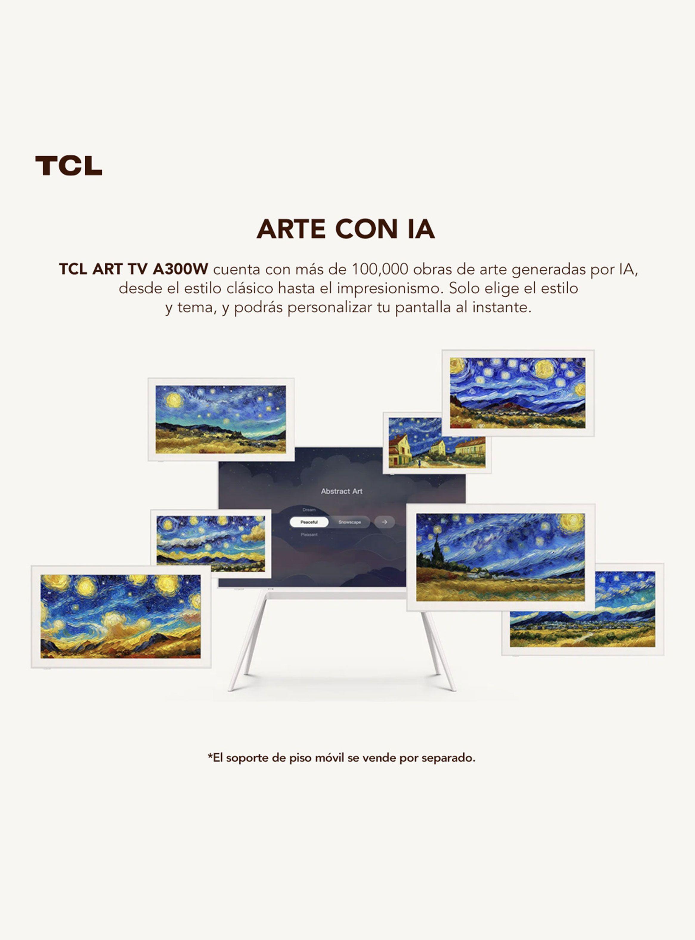 QLED Smart TV 55" ART TV UHD 4K A300W-3