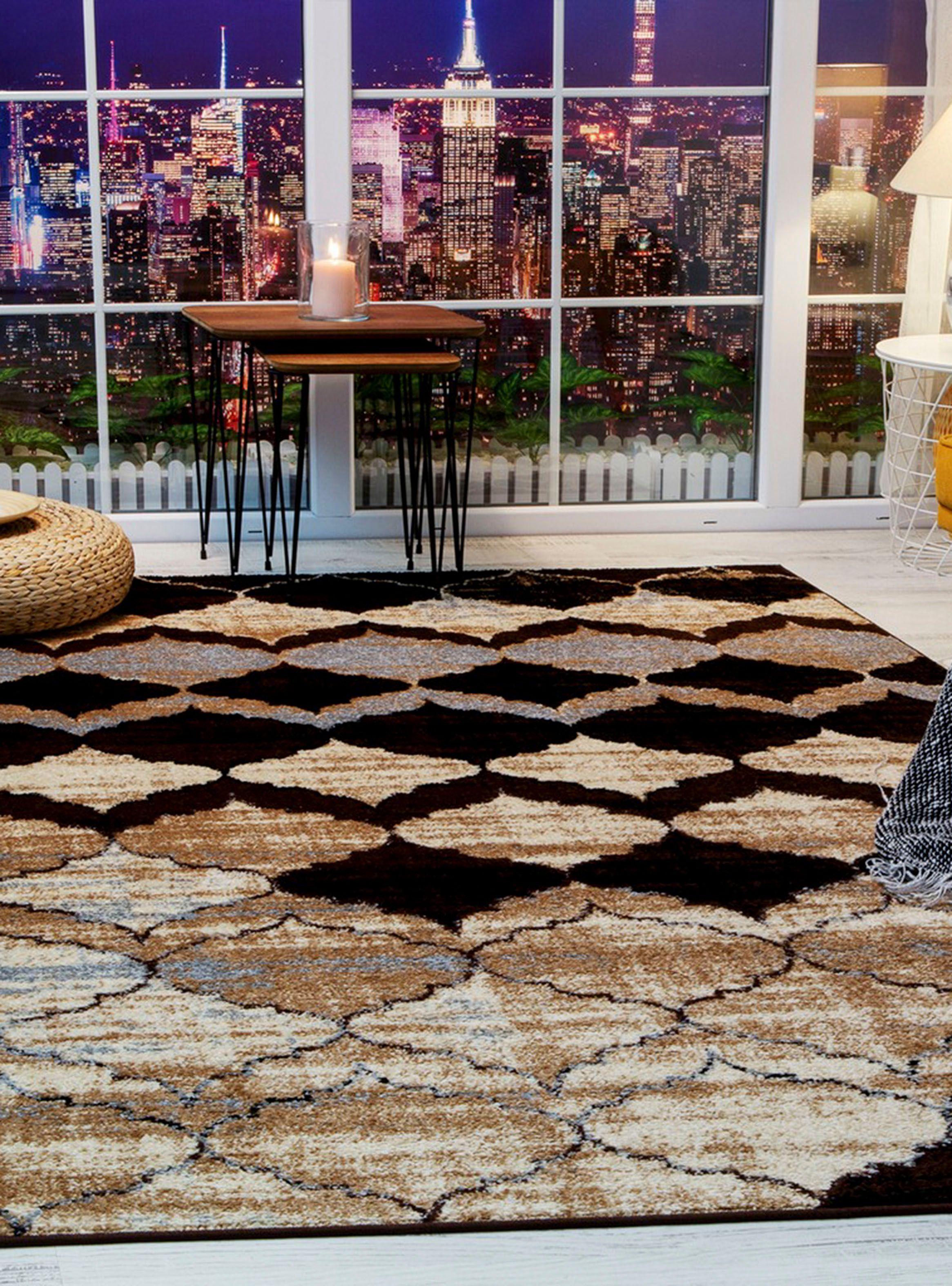 Alfombra 160 x 230 cm Siesta Café Beige-4