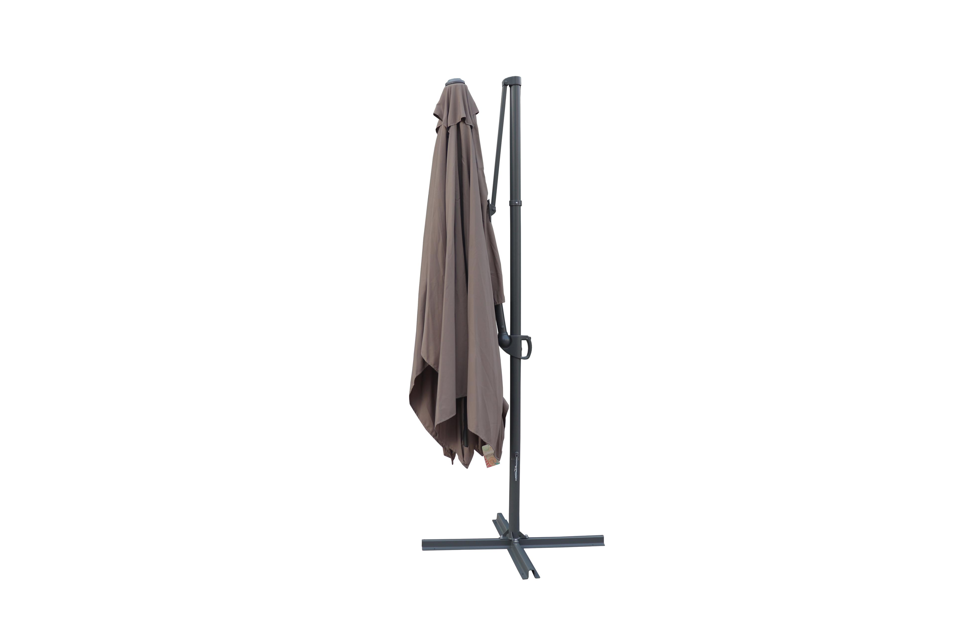 Quitasol Lateral Giro 360 Beige-5
