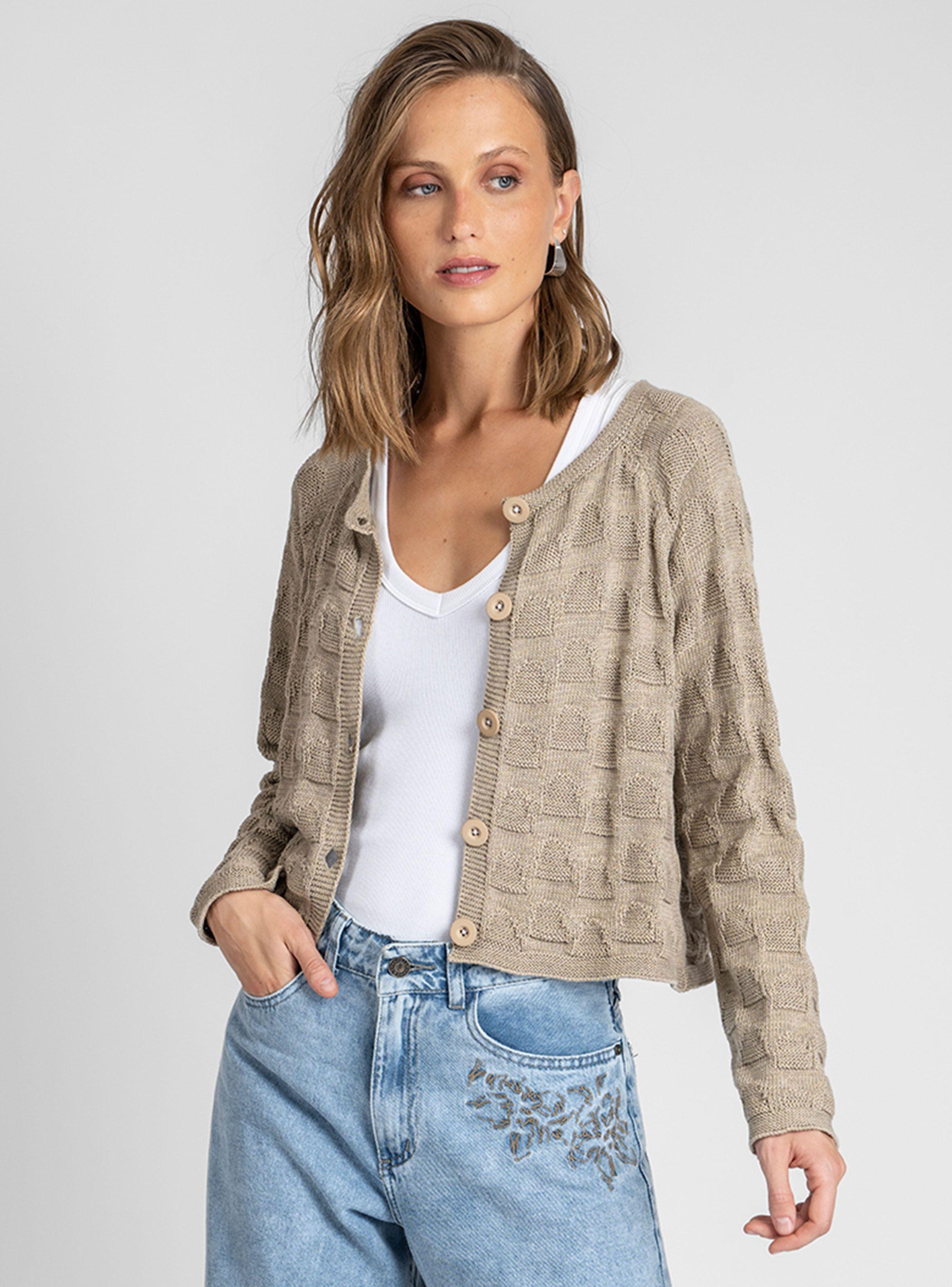 Chaleco Florencia Beige-0
