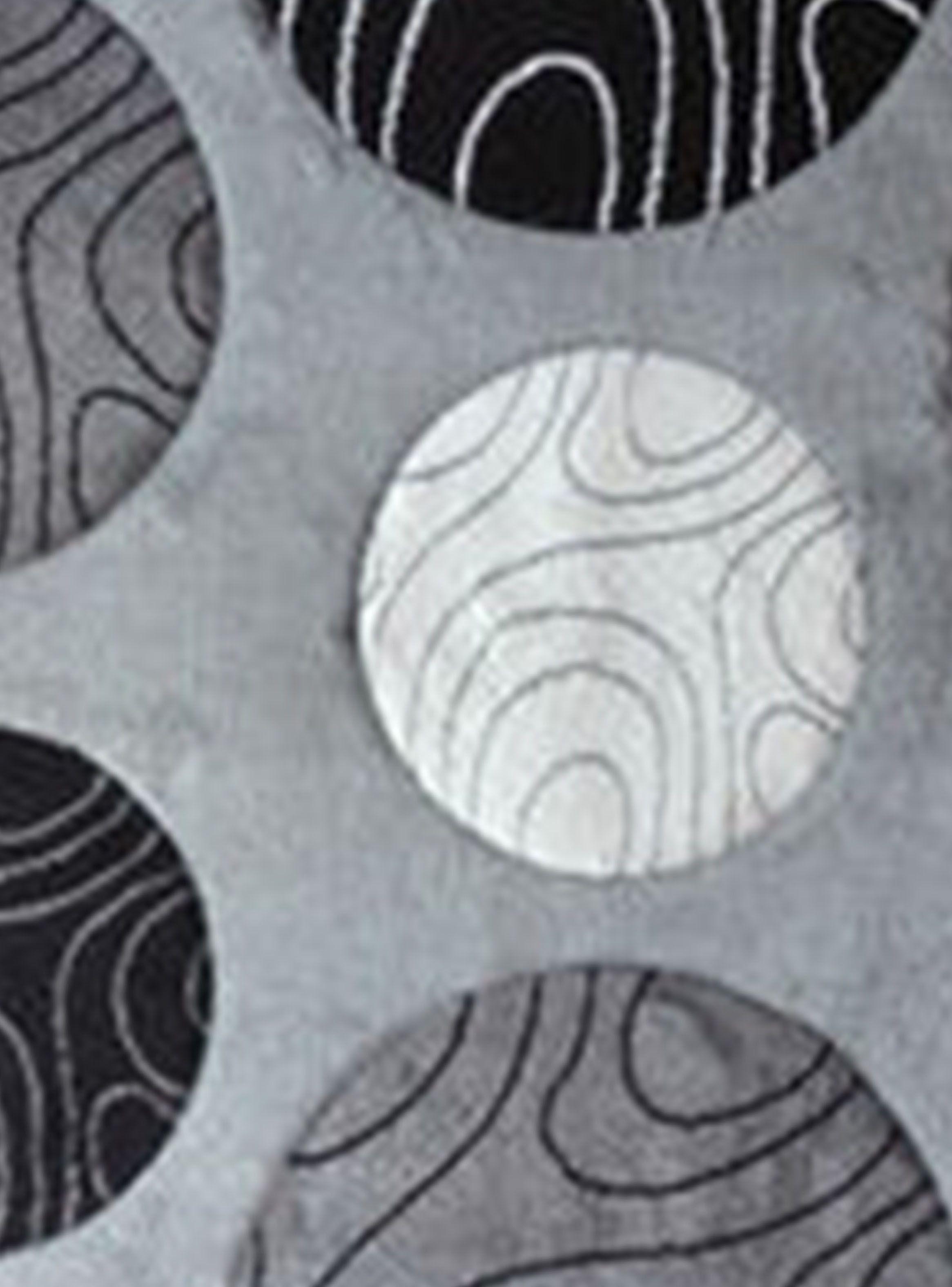 Alfombra Frize Carved Circles 150 x 200 cm-1