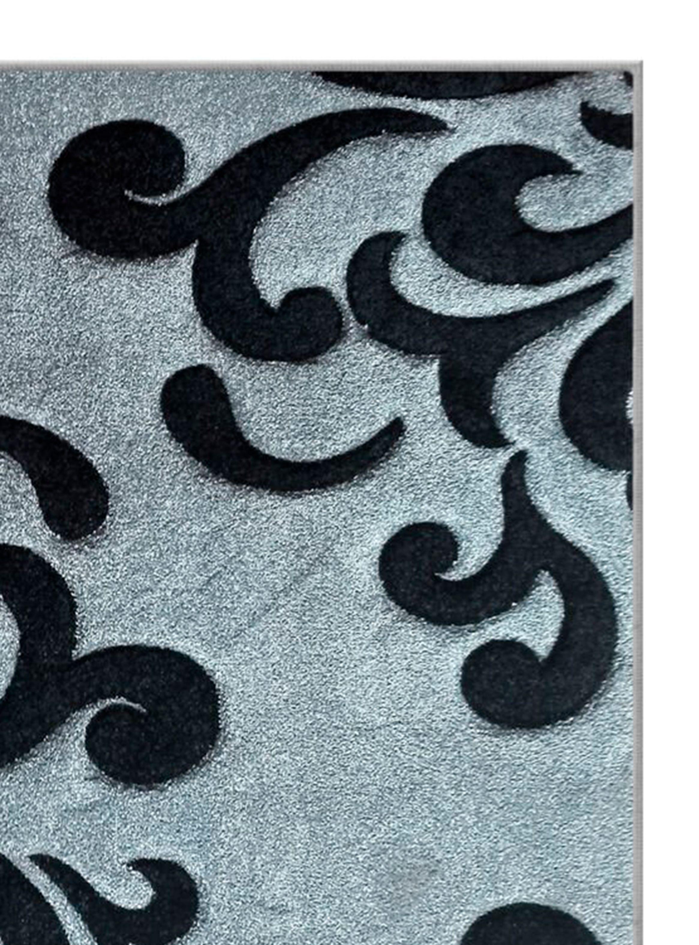 Alfombra Frize Carved D3 Gris 150 x 200 cm-1