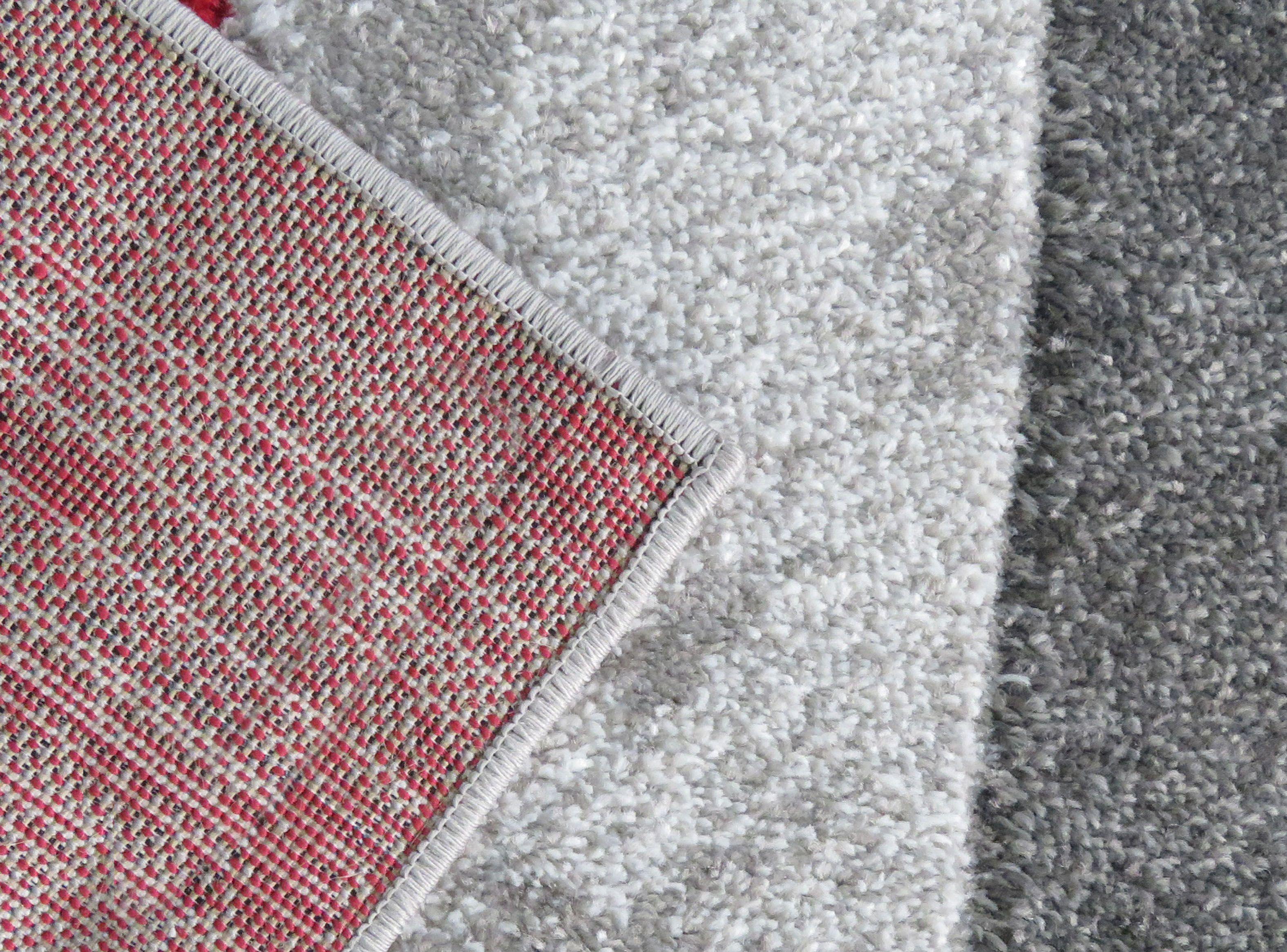 Alfombra Frize Carved Florida D6 150x200 cm Rojo-4