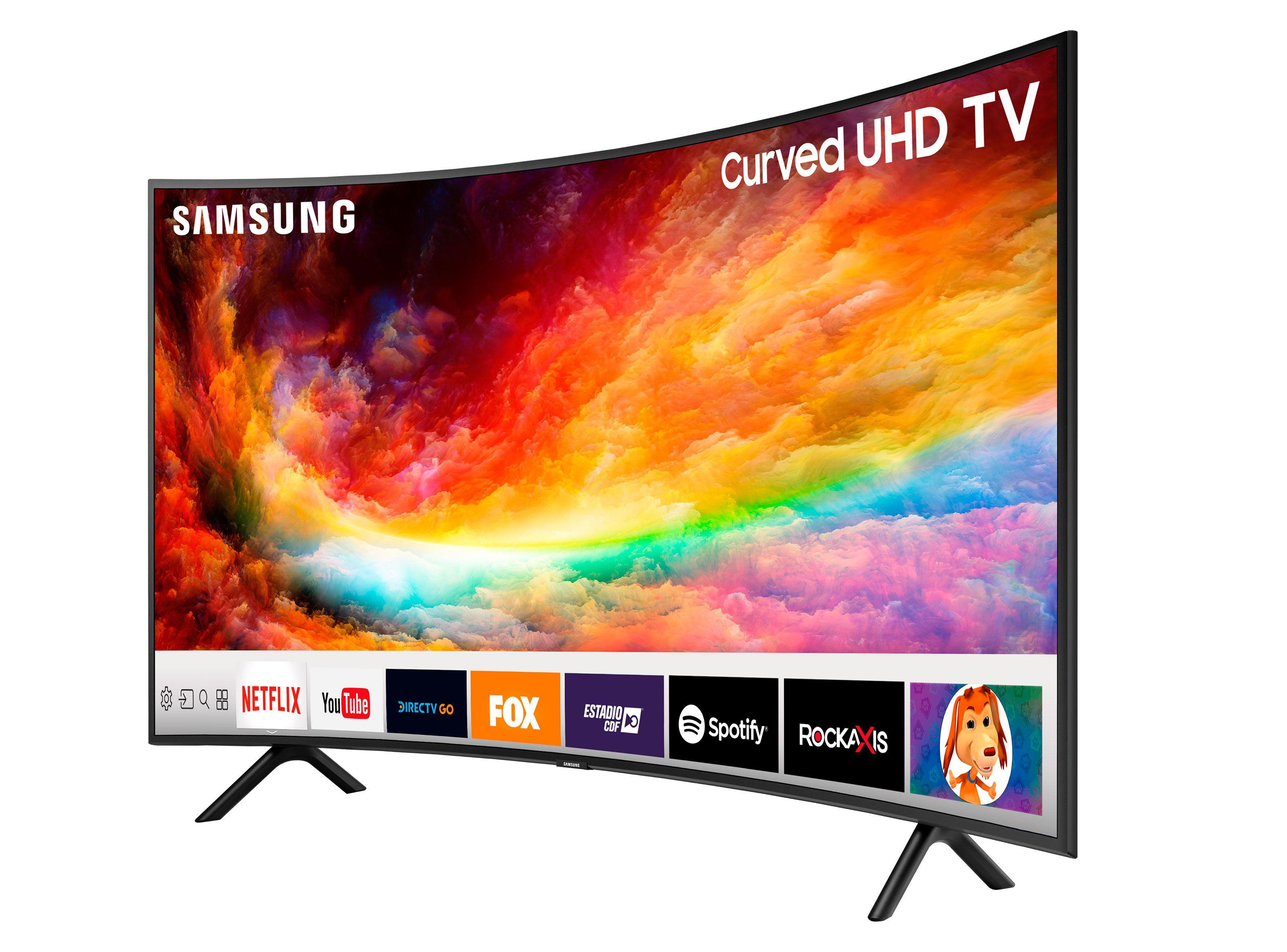 LED Smart TV Samsung 49" UHD 4K 49NU7300 Curvo-1