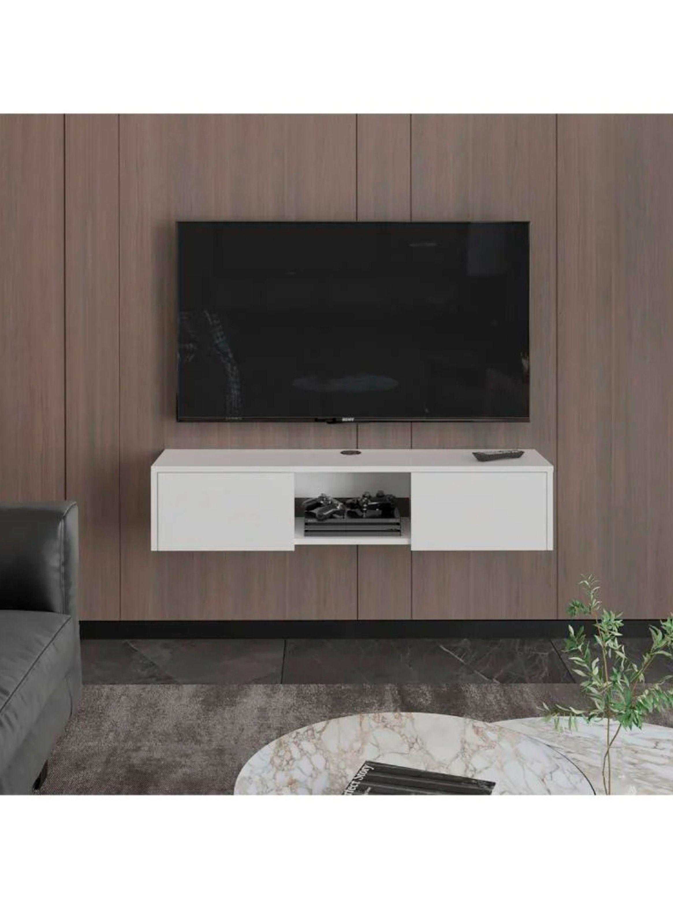 Panel TV 49" Glen 2 Puertas Blanco-4