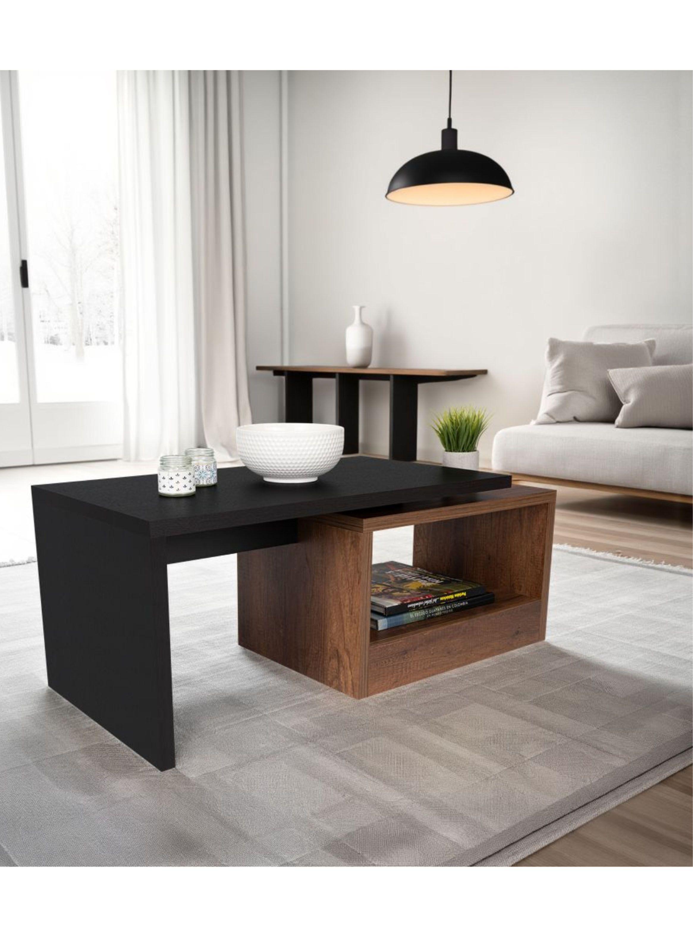 Mesa de Centro Kaia 45x100.2 cm Wengue Caramelo-6