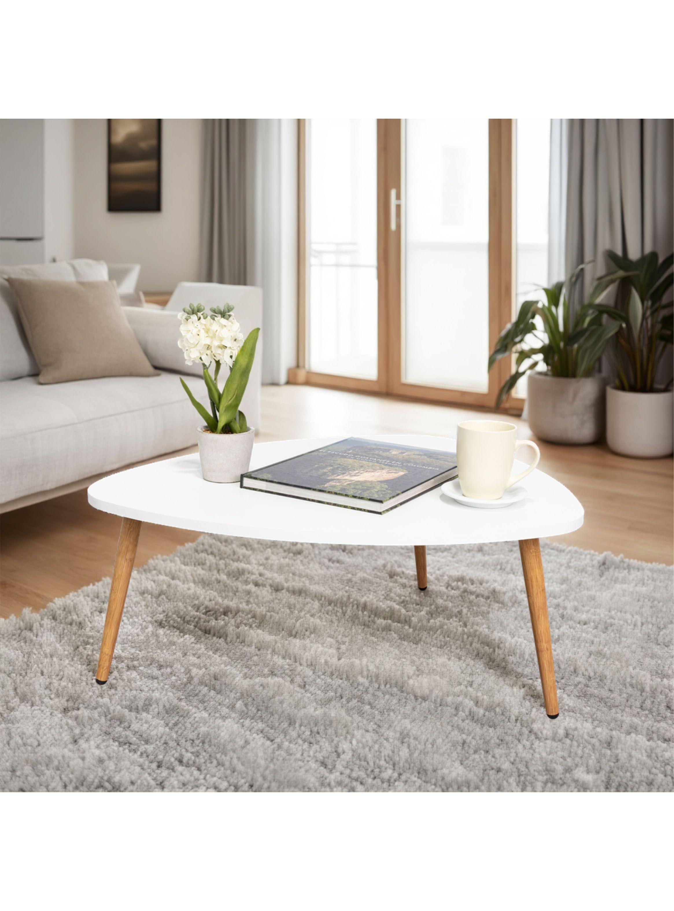 Mesa de Centro Baja Narvik 61.5x74.1 cm Blanco-6