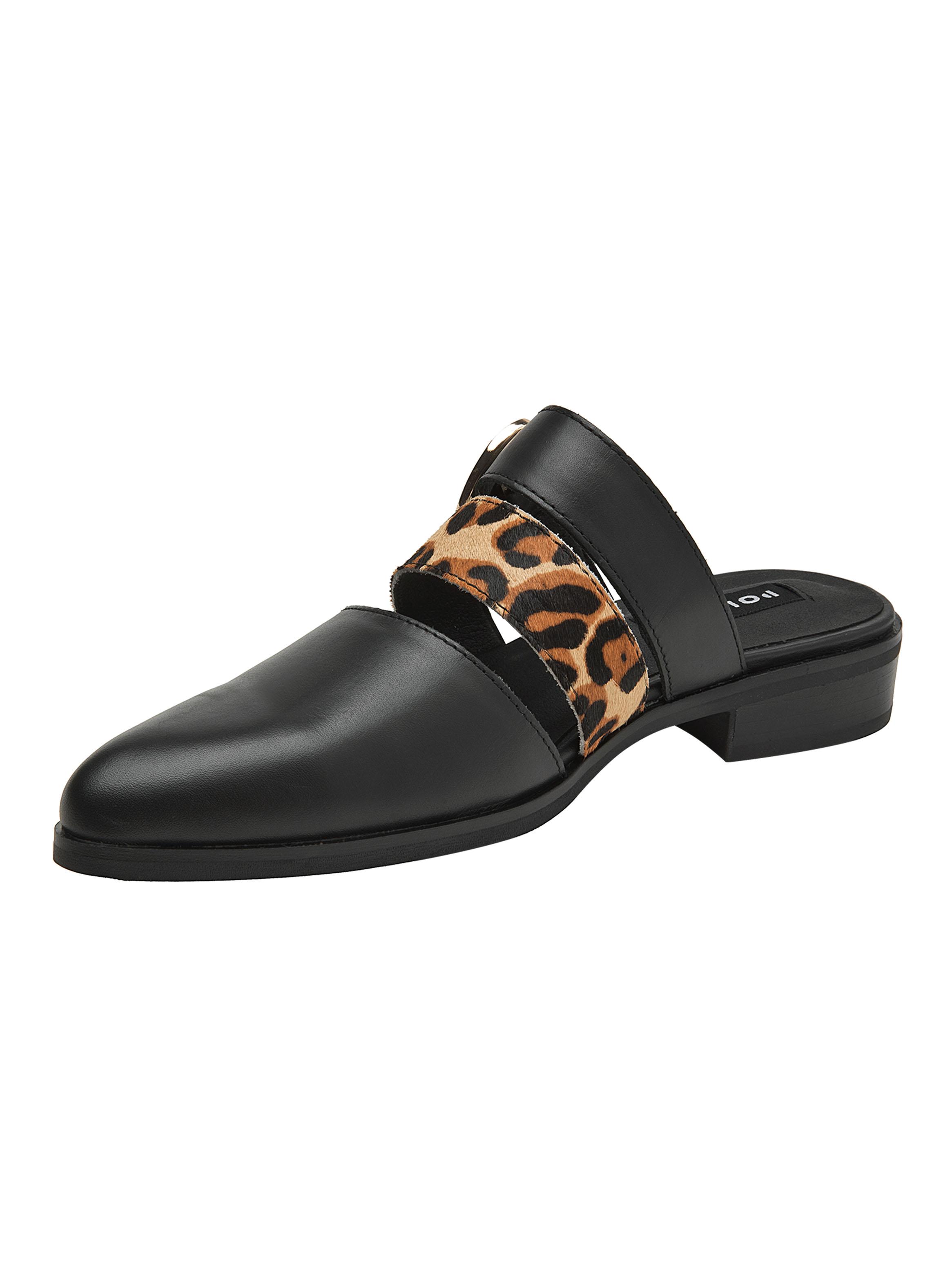 Zapato Casual Detalla Correa Animal Print Pom0071 Mujer-3