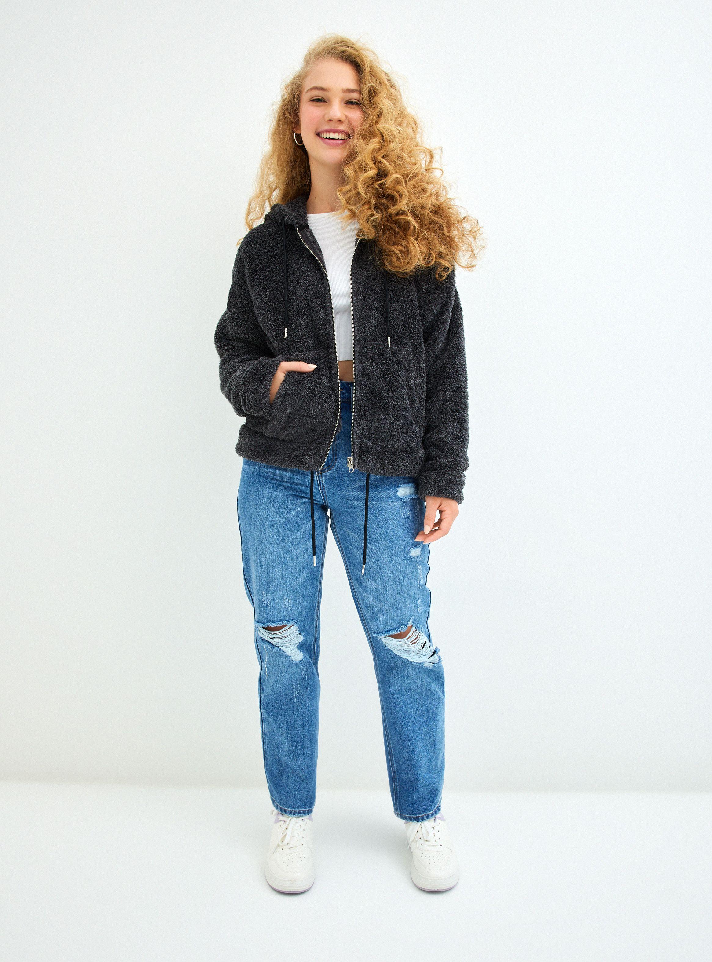 Polerón Chiporro con Capucha Full Cierre-3