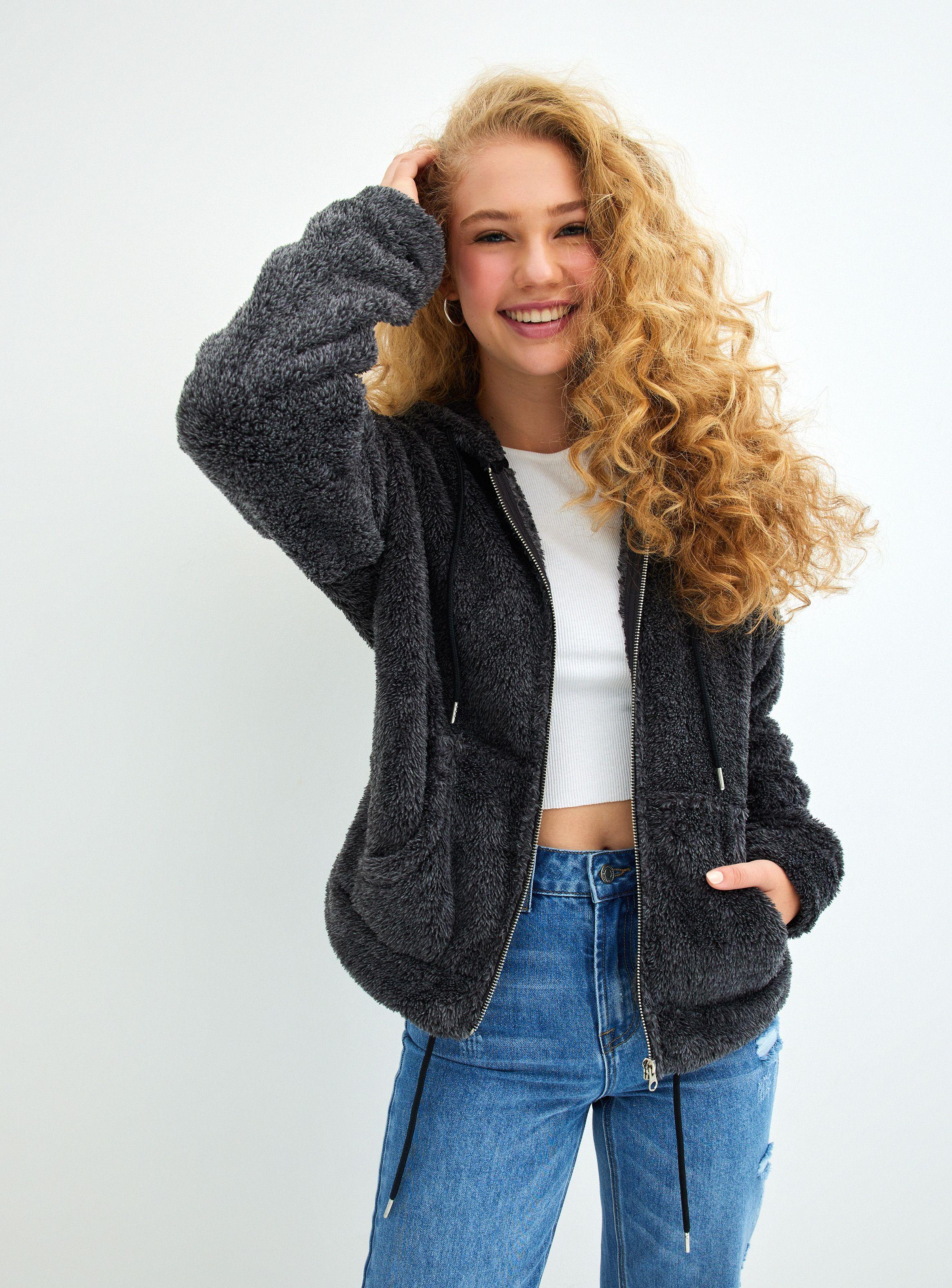 Polerón Chiporro con Capucha Full Cierre-0