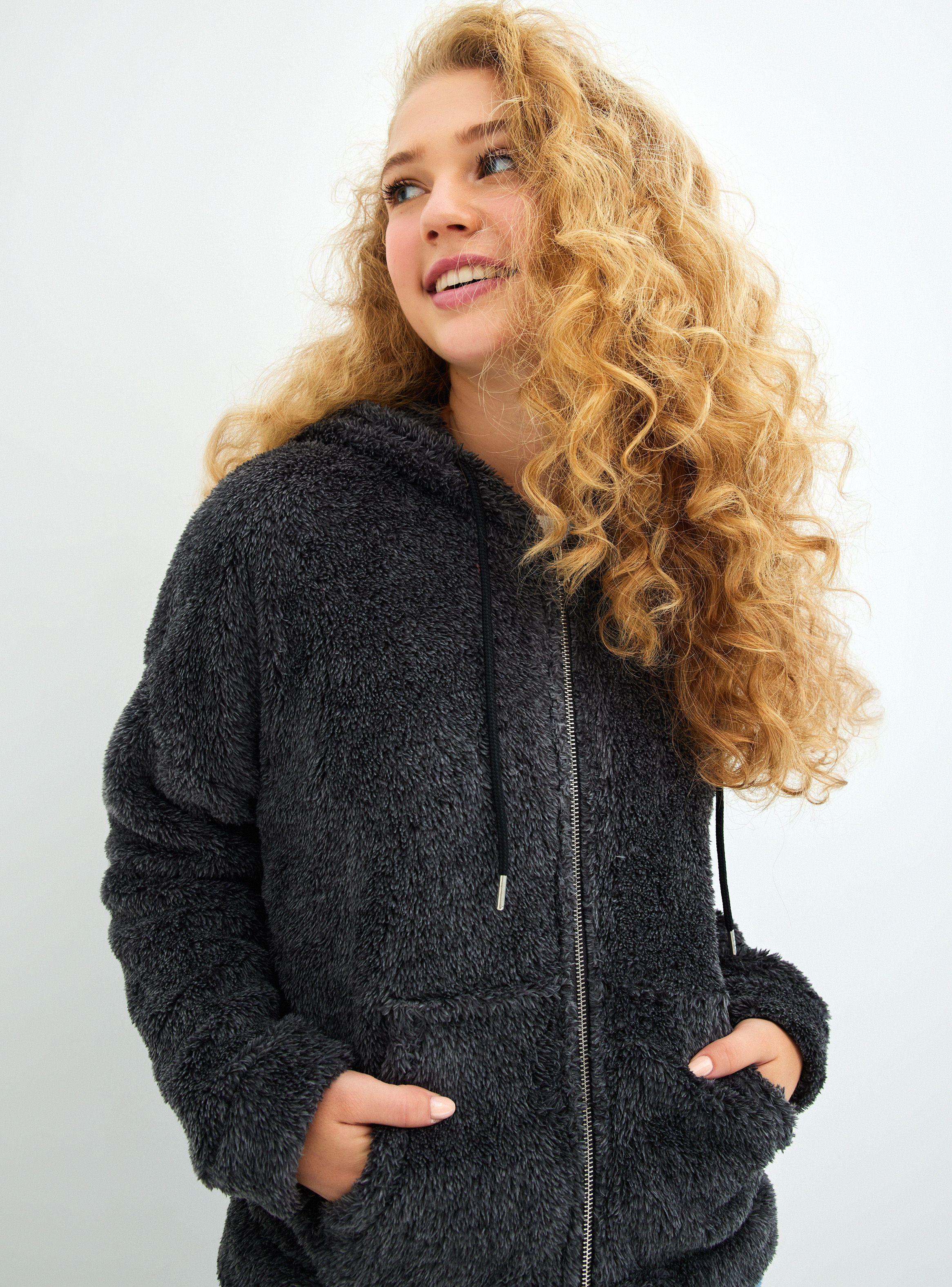 Polerón Chiporro con Capucha Full Cierre-2