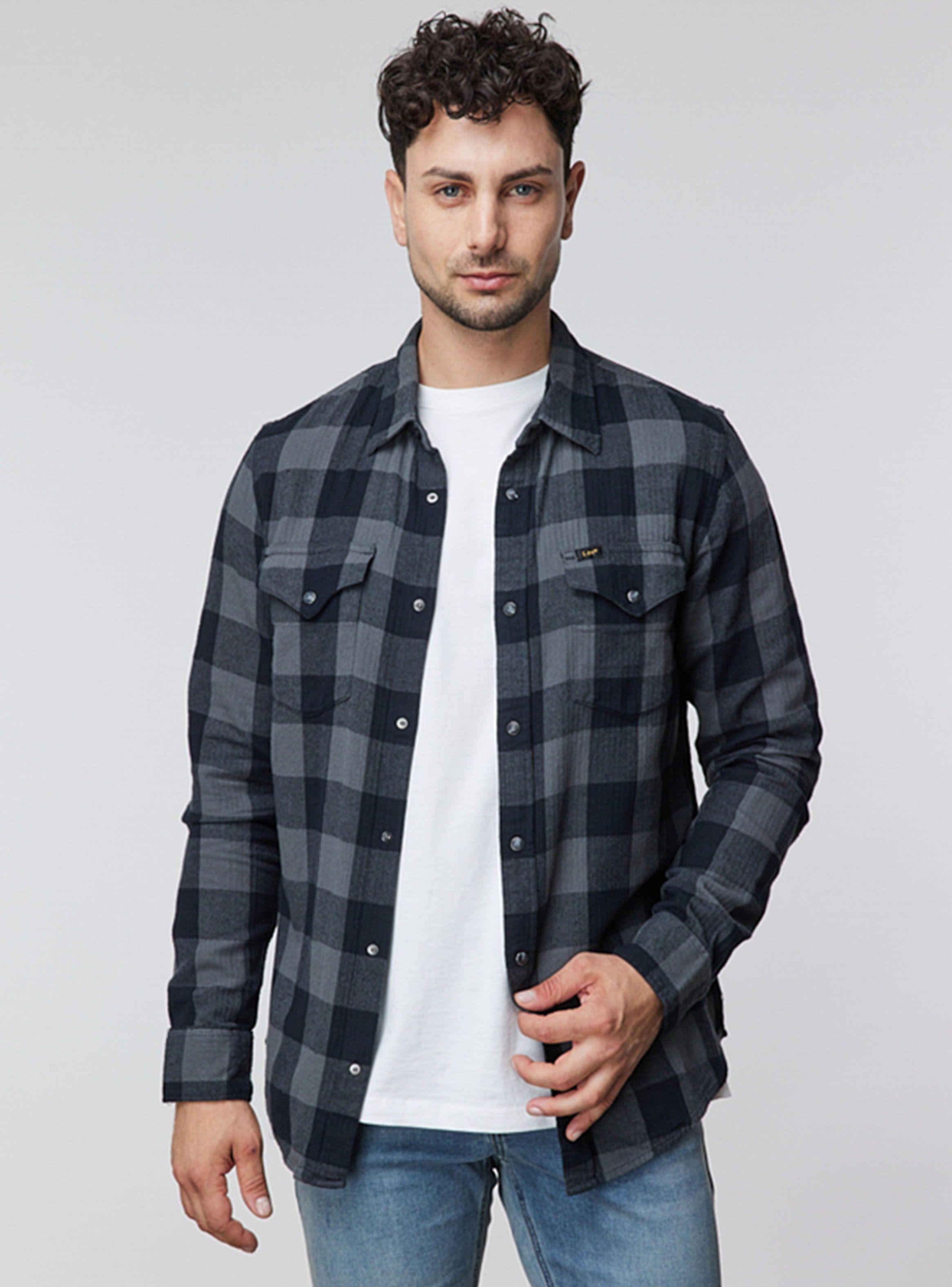 Camisa Leñadora Casual Wood Print-0