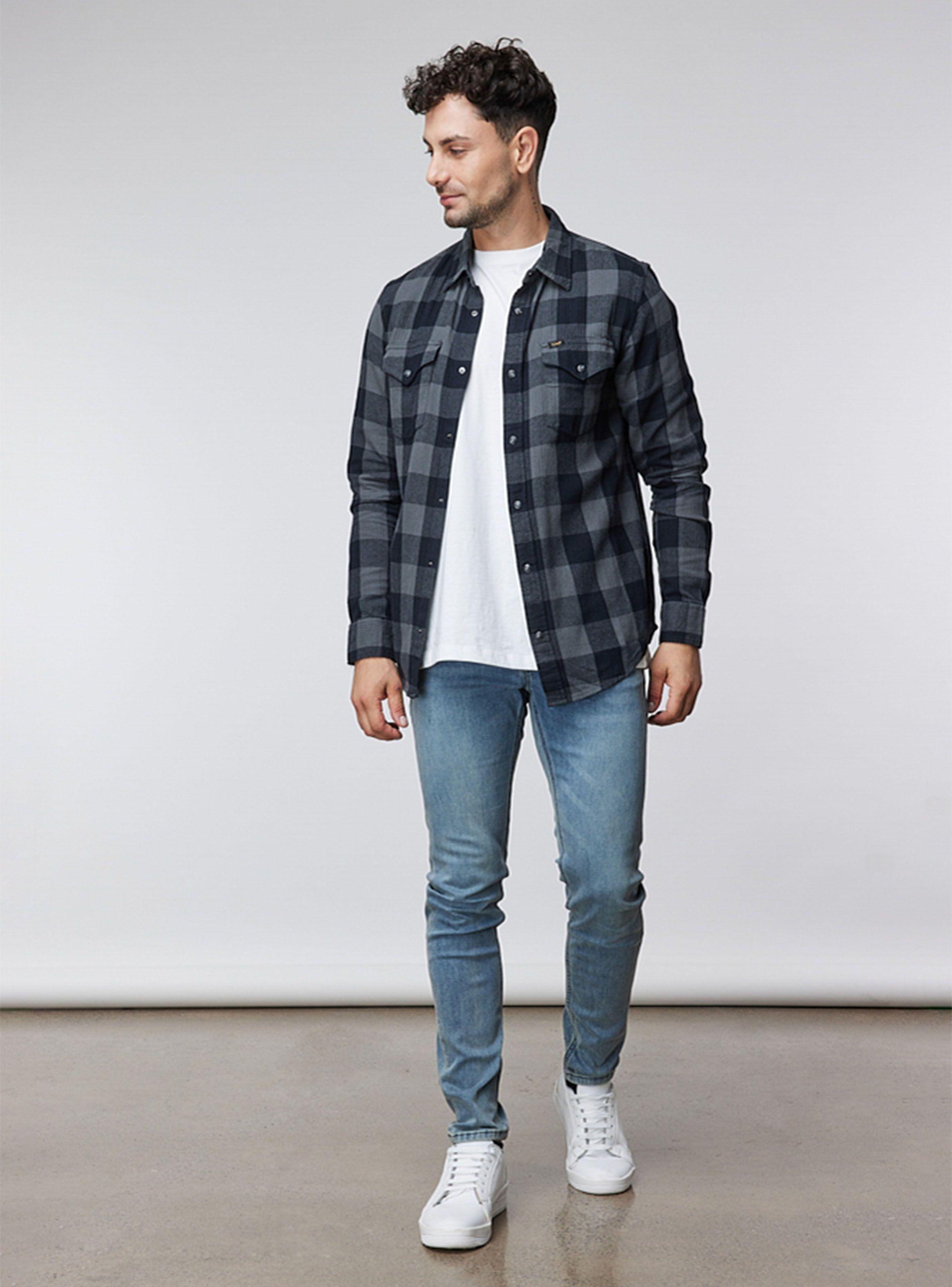 Camisa Leñadora Casual Wood Print-3