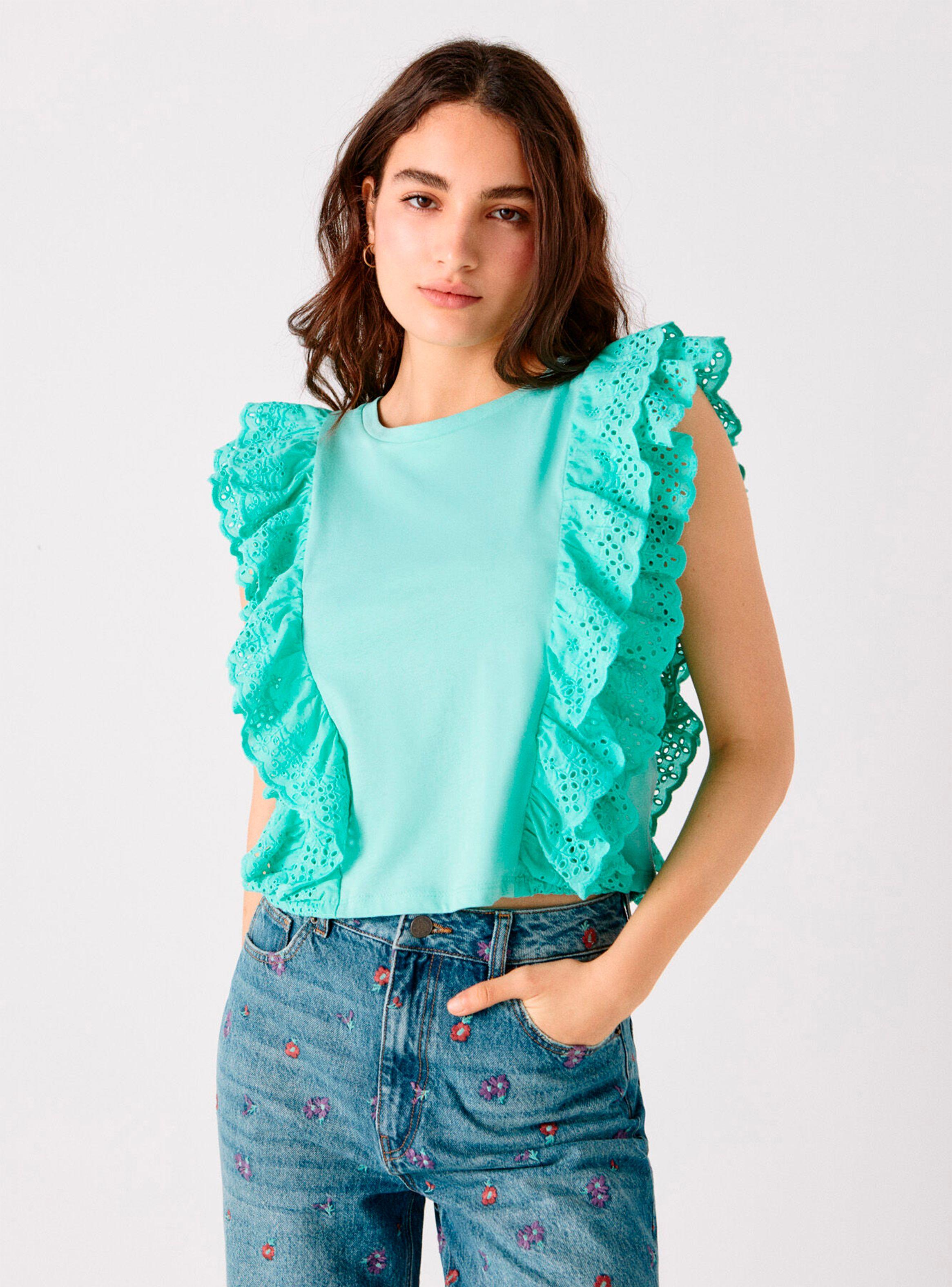 Polera Pretina Inferior Bordada-0