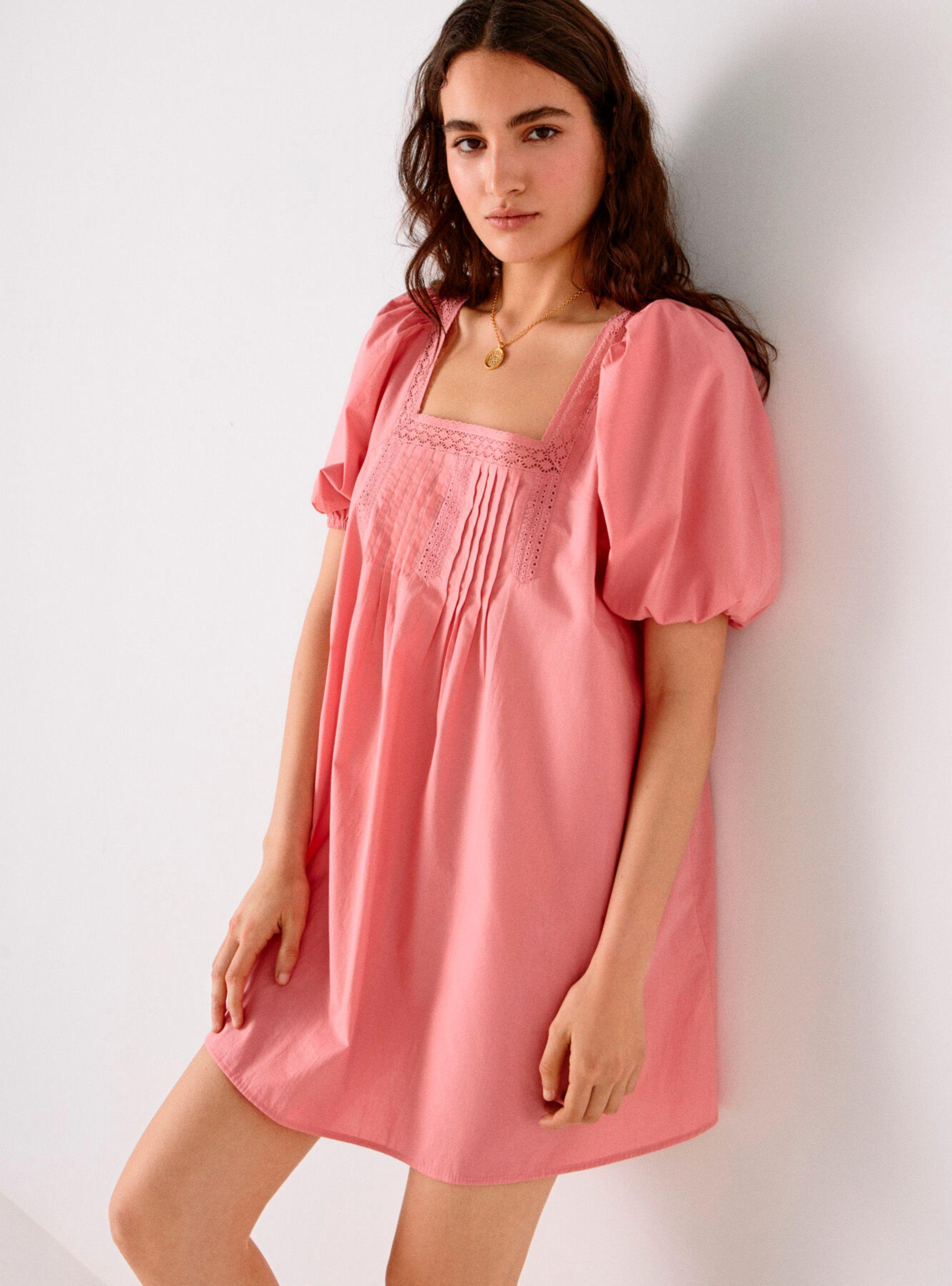 Vestido Popelín Volumen-0