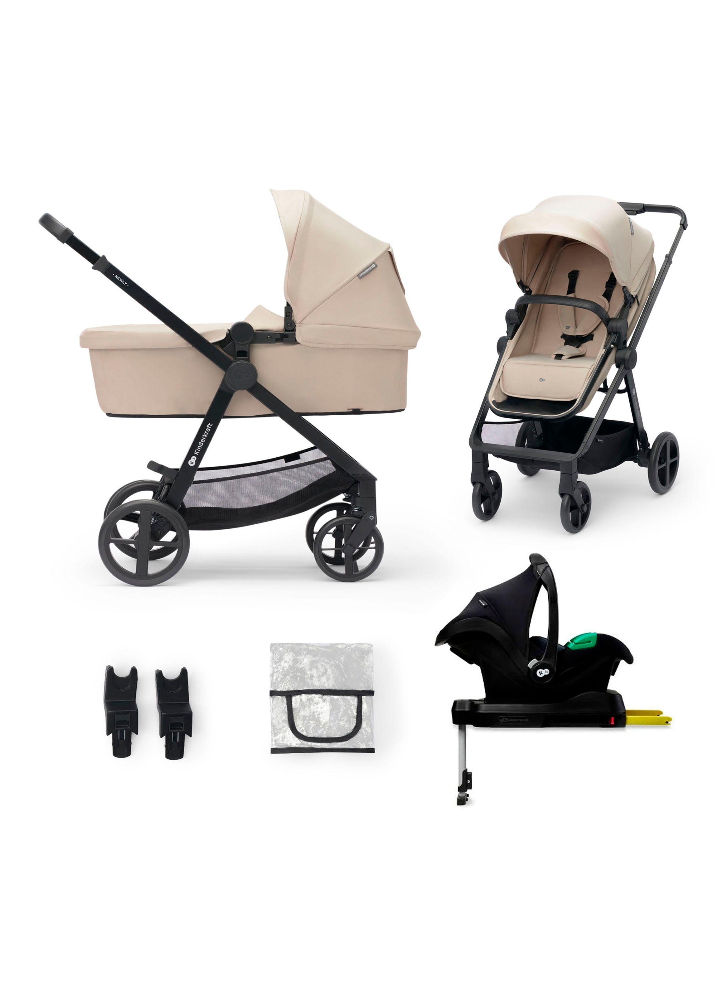 Coche Travel System Newly 3 En 1 Beige + Base-3