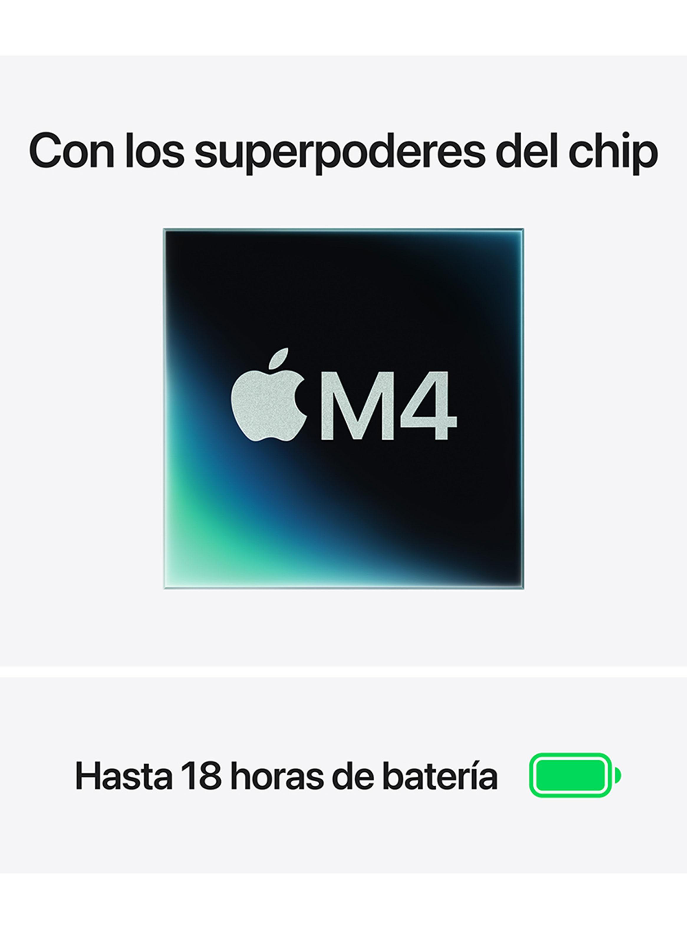 MacBook Air 15.3" Chip M4 CPU 10 Núcleos GPU 10 Núcleos 16GB RAM 512GB SSD Medianoche-10