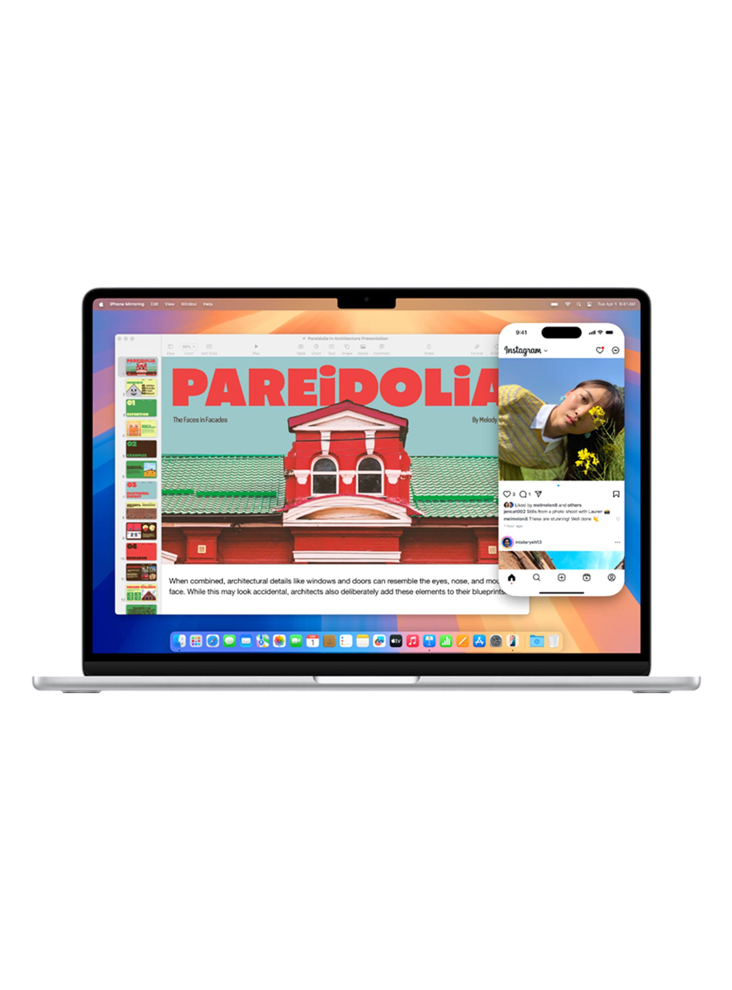 MacBook Air 13.6" Chip M4 CPU 10 Núcleos GPU 8 Núcleos 16GB RAM 256GB SSD Silver-4