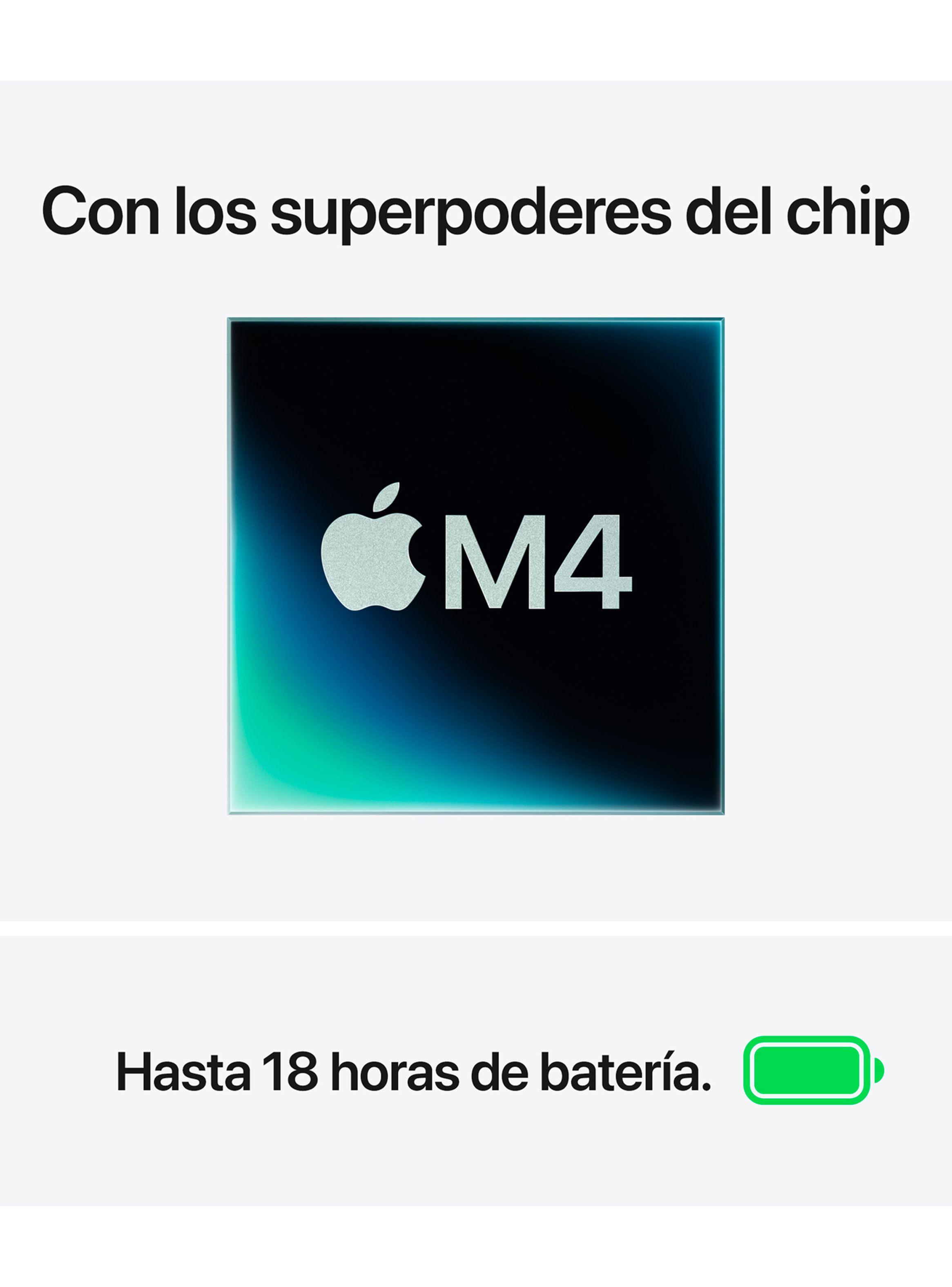 MacBook Air 15.3" Chip M4 CPU 10 Núcleos GPU 8 Núcleos 16GB RAM 256GB SSD Starligth-8