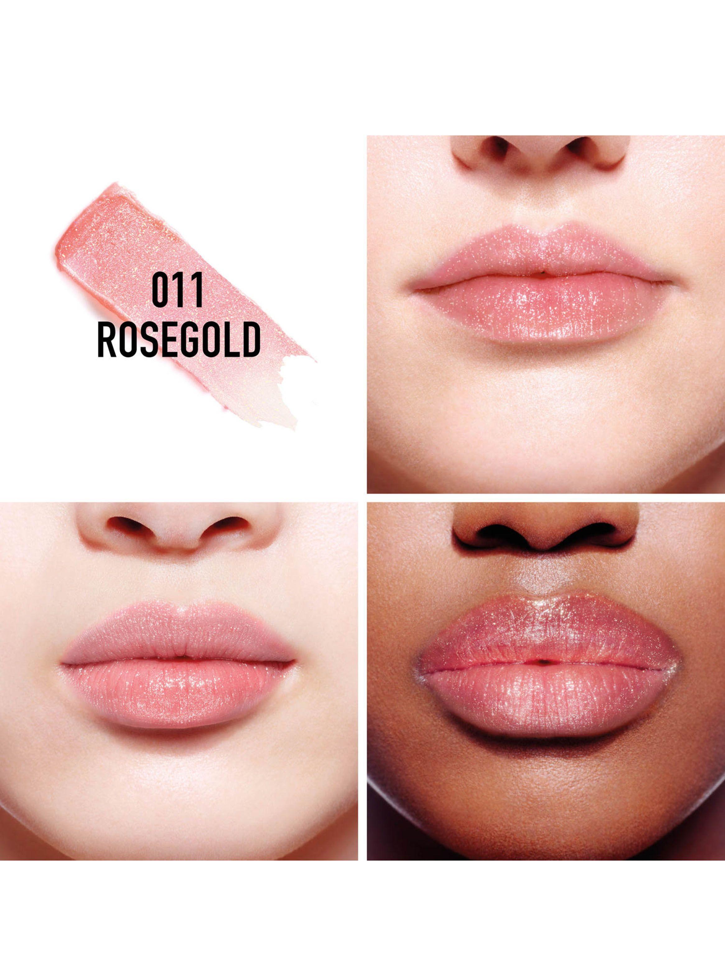 Bálsamo Dior Labial Addict Lip Glow 11 Rose Gold-1