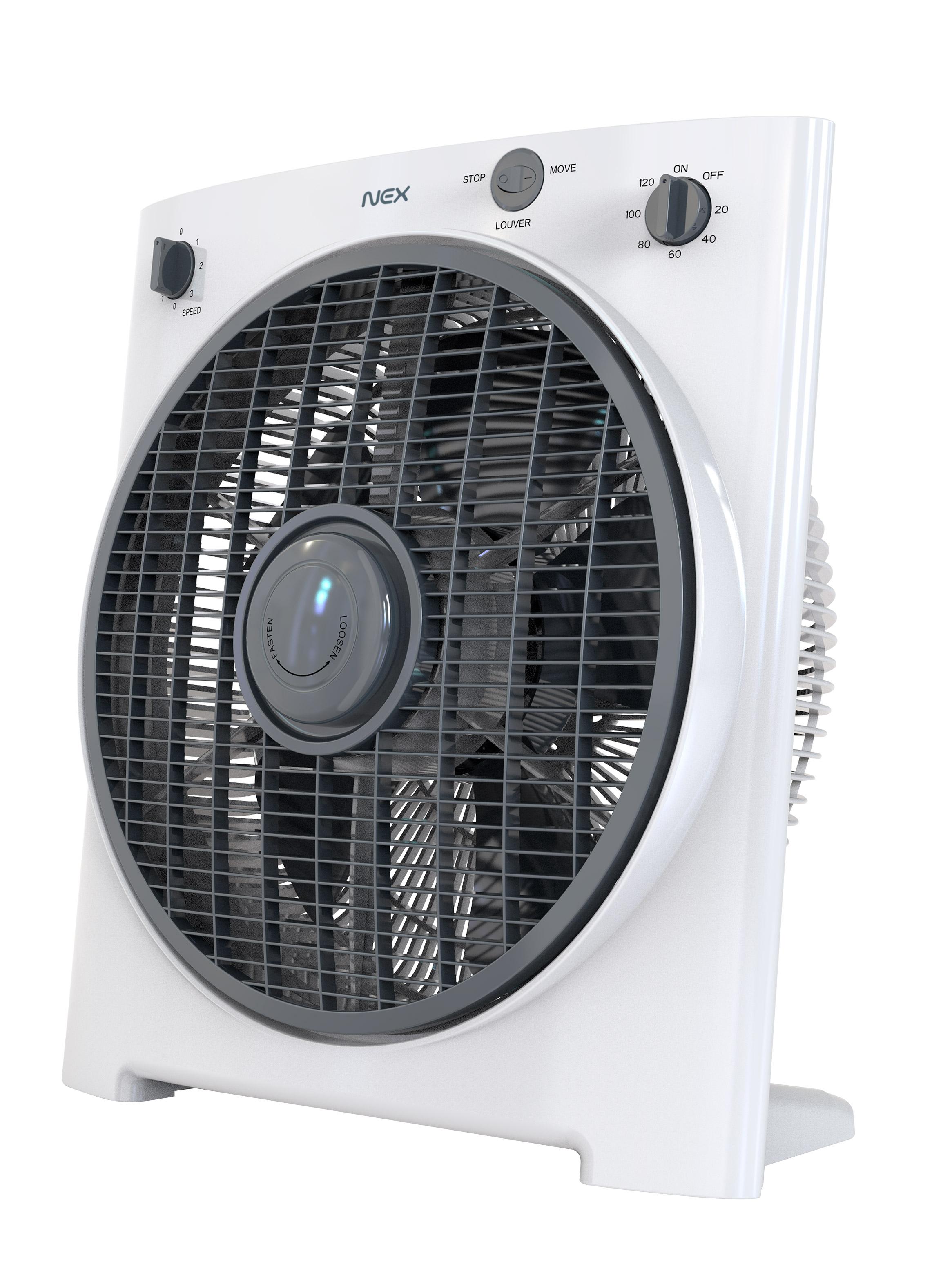 Ventilador Box 12' 40W VBX1226-W&B Blanco-2