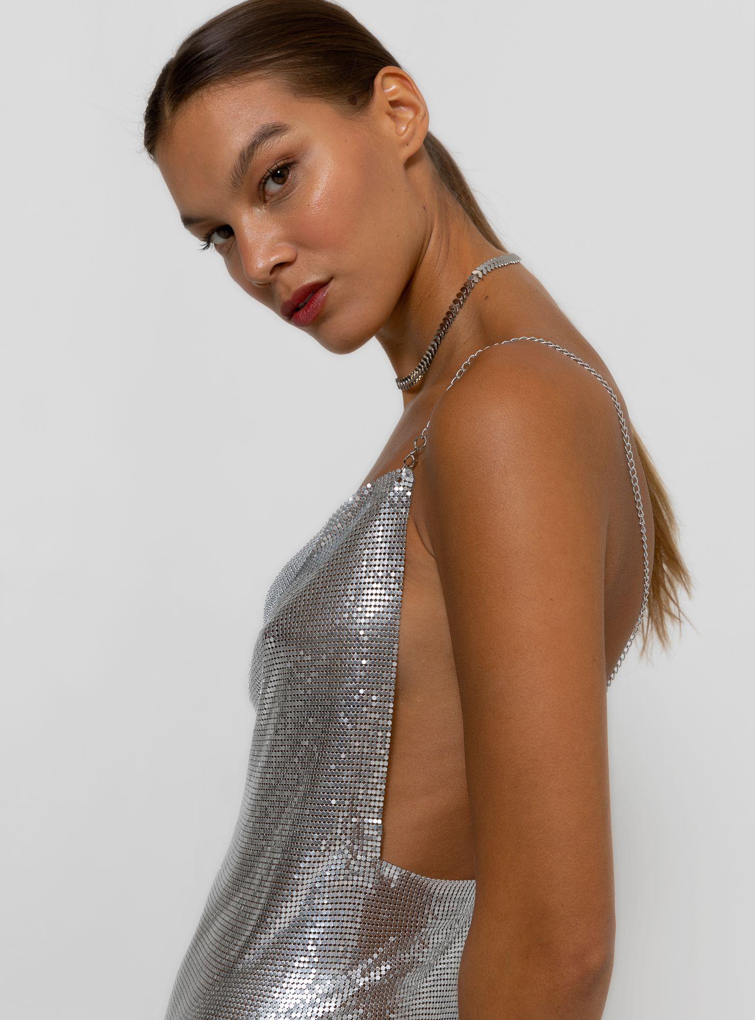 Vestido Metalizado JJO-2