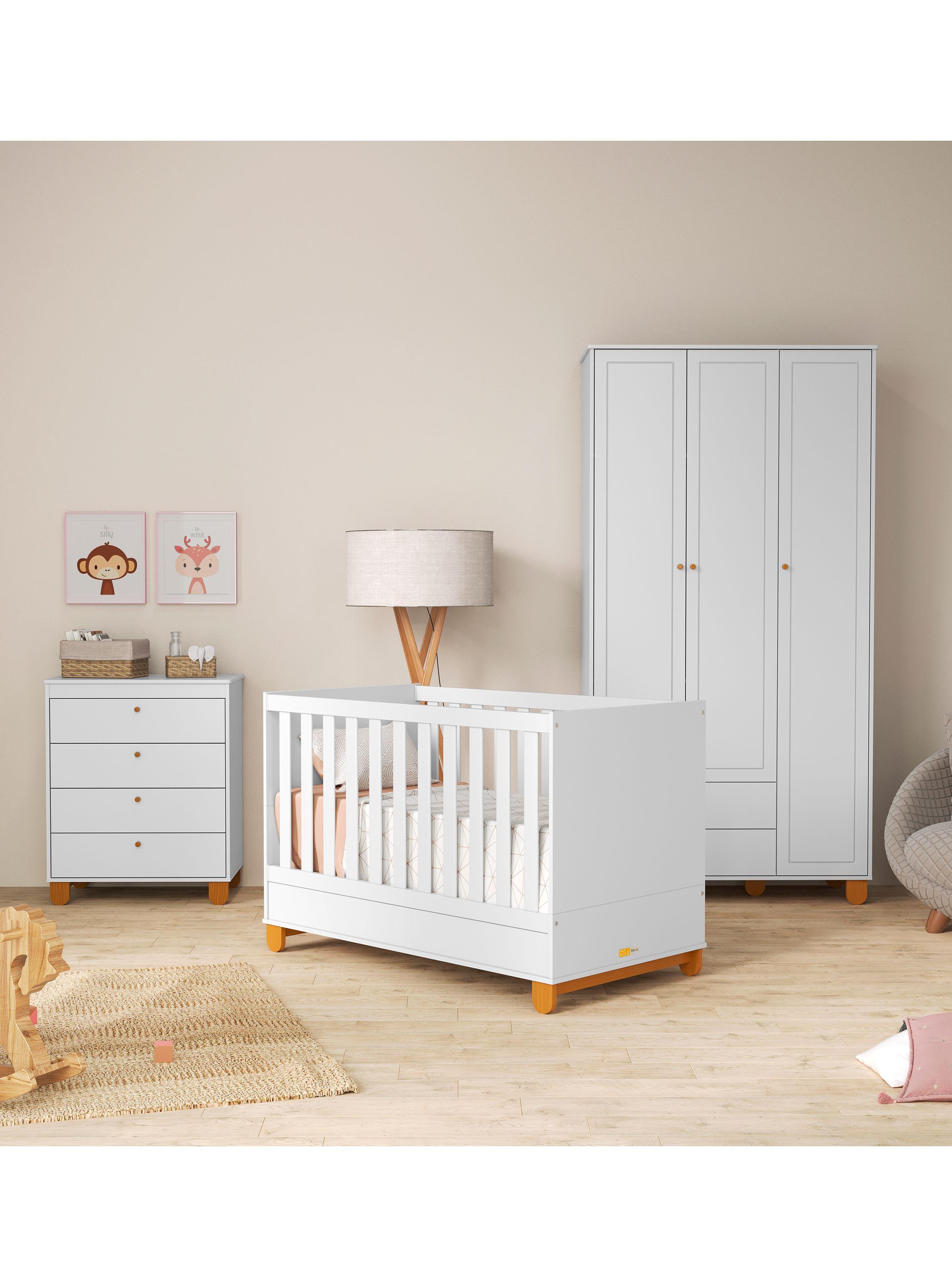 Cuna Madera New Zupi Blanca-4