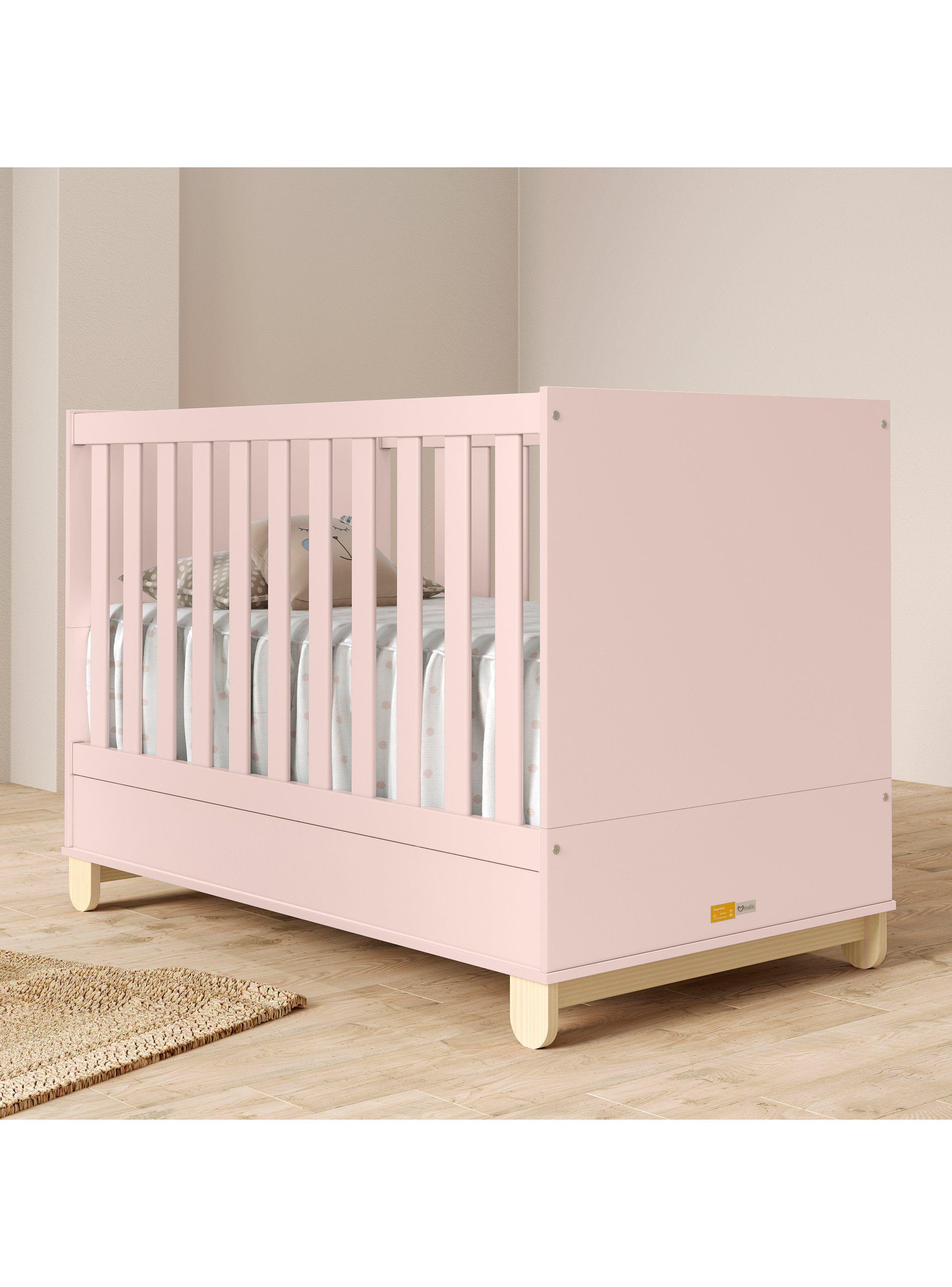 Cuna Madera New Zupi Rosada-3