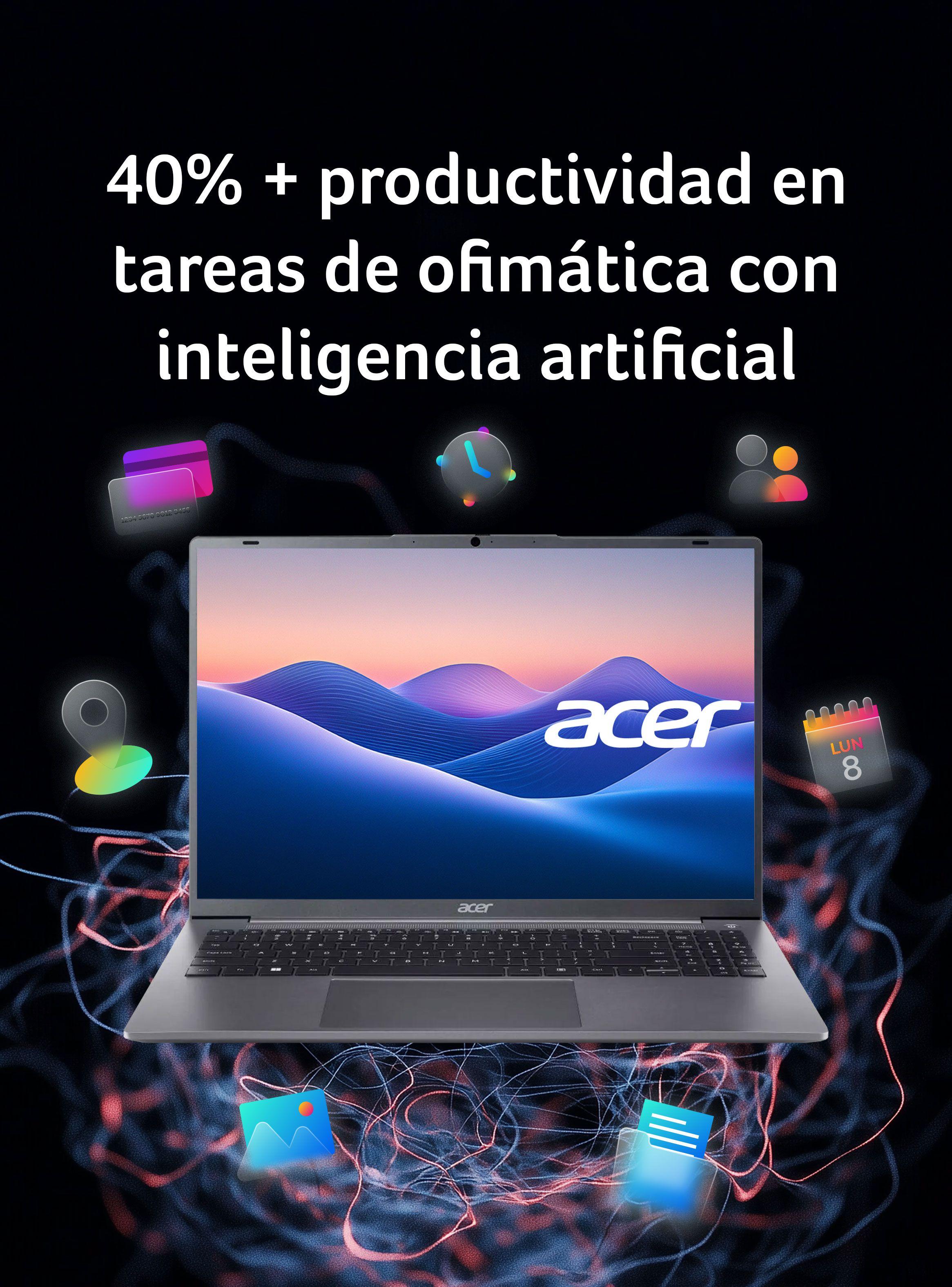 Notebook Aspire Lite AL16-31P-36HW-1 Intel Core i3 8 Núcleos 16GB RAM 512GB SSD 16" WUXGA-8