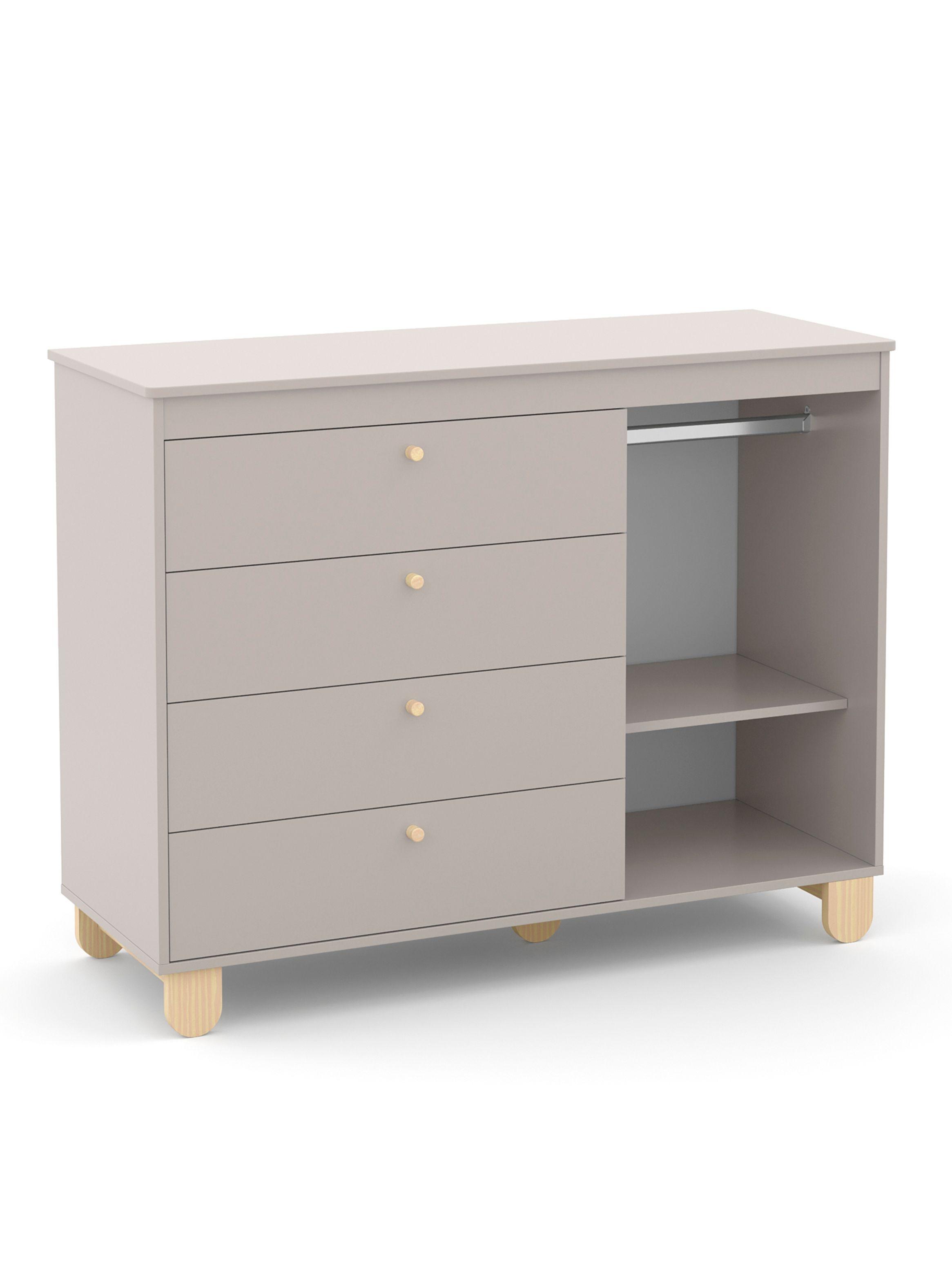 Cómoda Zupi con Puerta Gris-1
