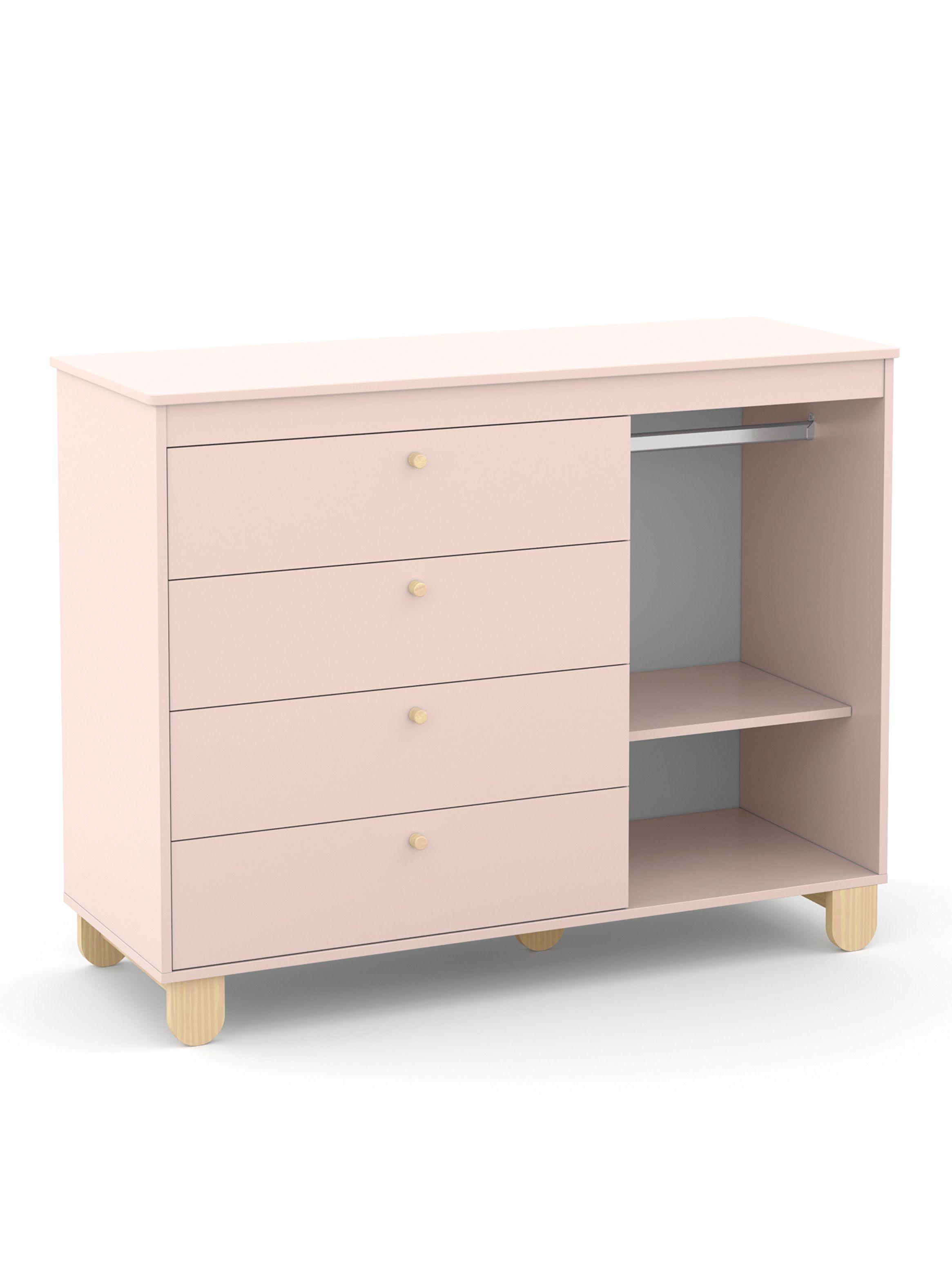 Cómoda Zupi con Puerta Rosada-1