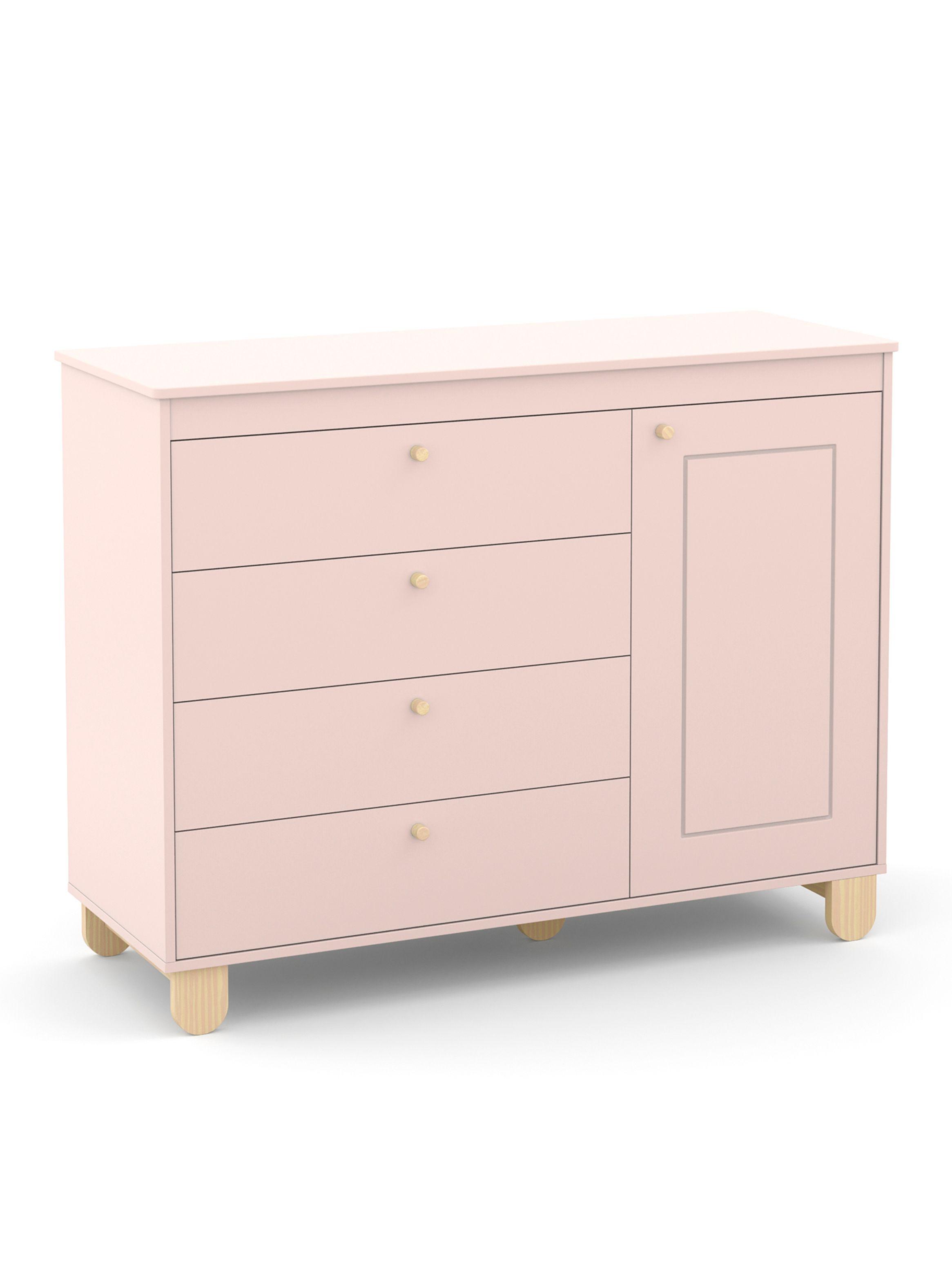 Cómoda Zupi con Puerta Rosada-0