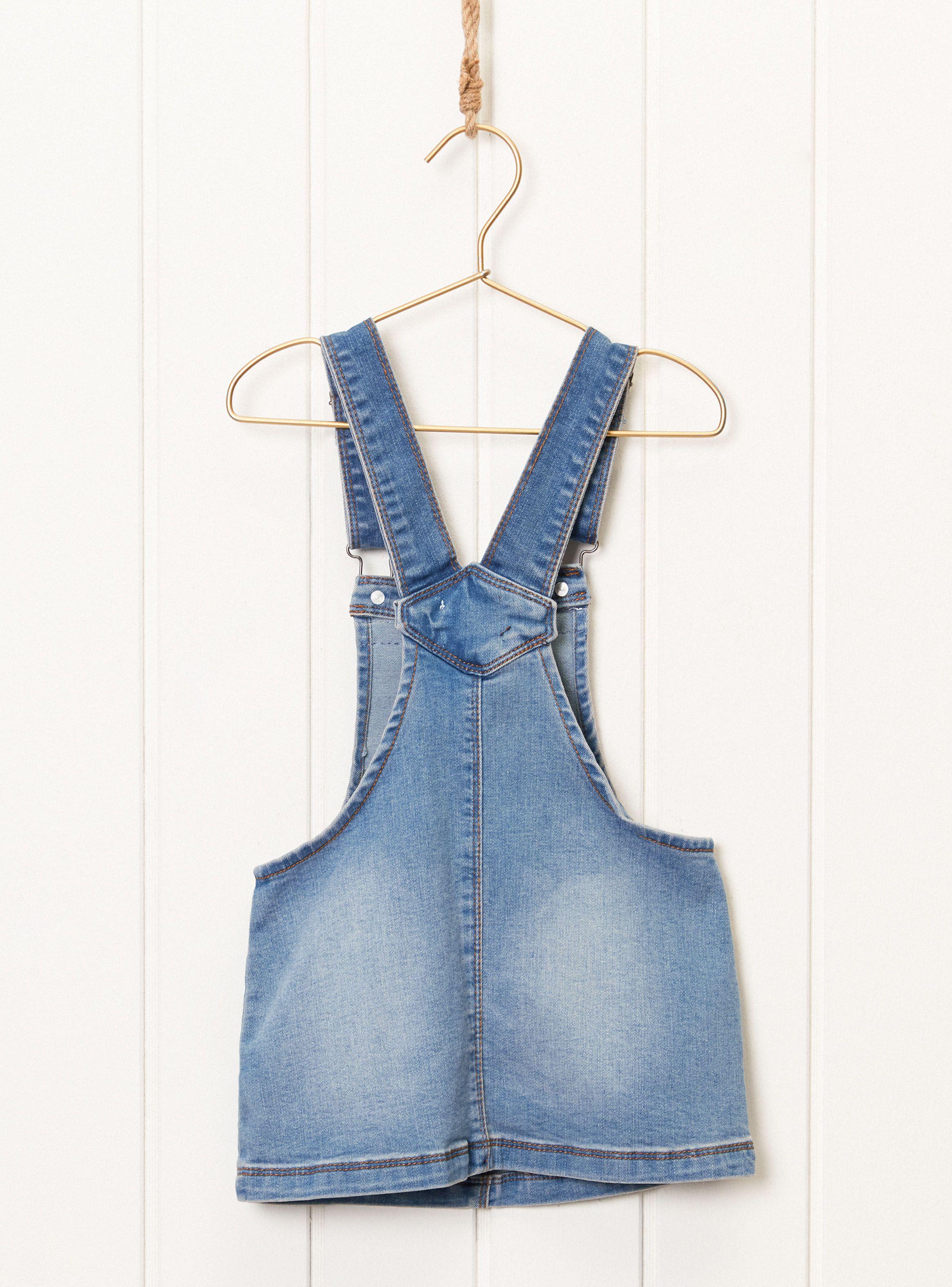 Jardinera Umbrale Falda Pompones Niña Kids-1