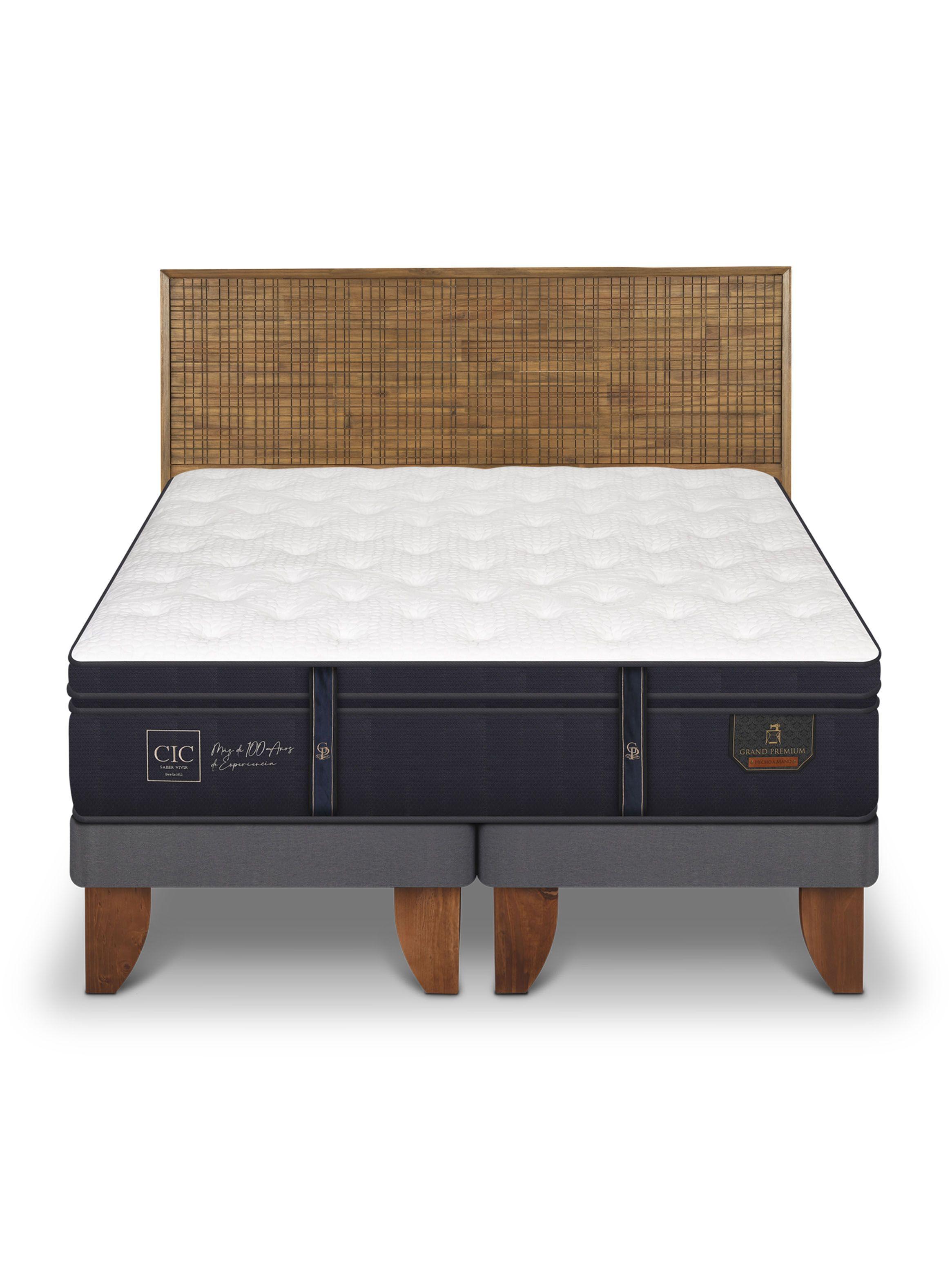 Cama Europea Grand Premium King + Respaldo Adria-2