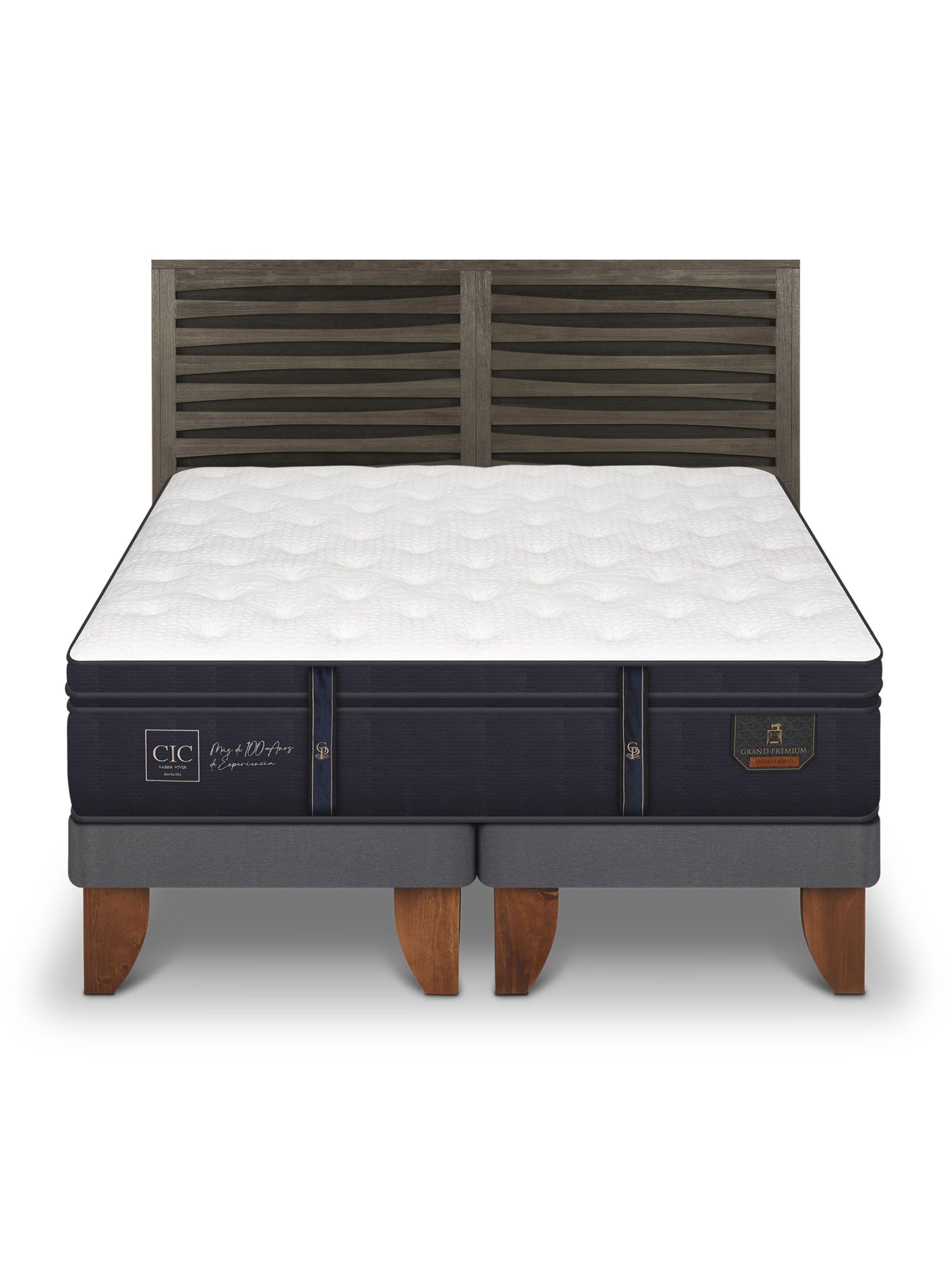 Cama Europea Grand Premium King + Respaldo Rhone-2