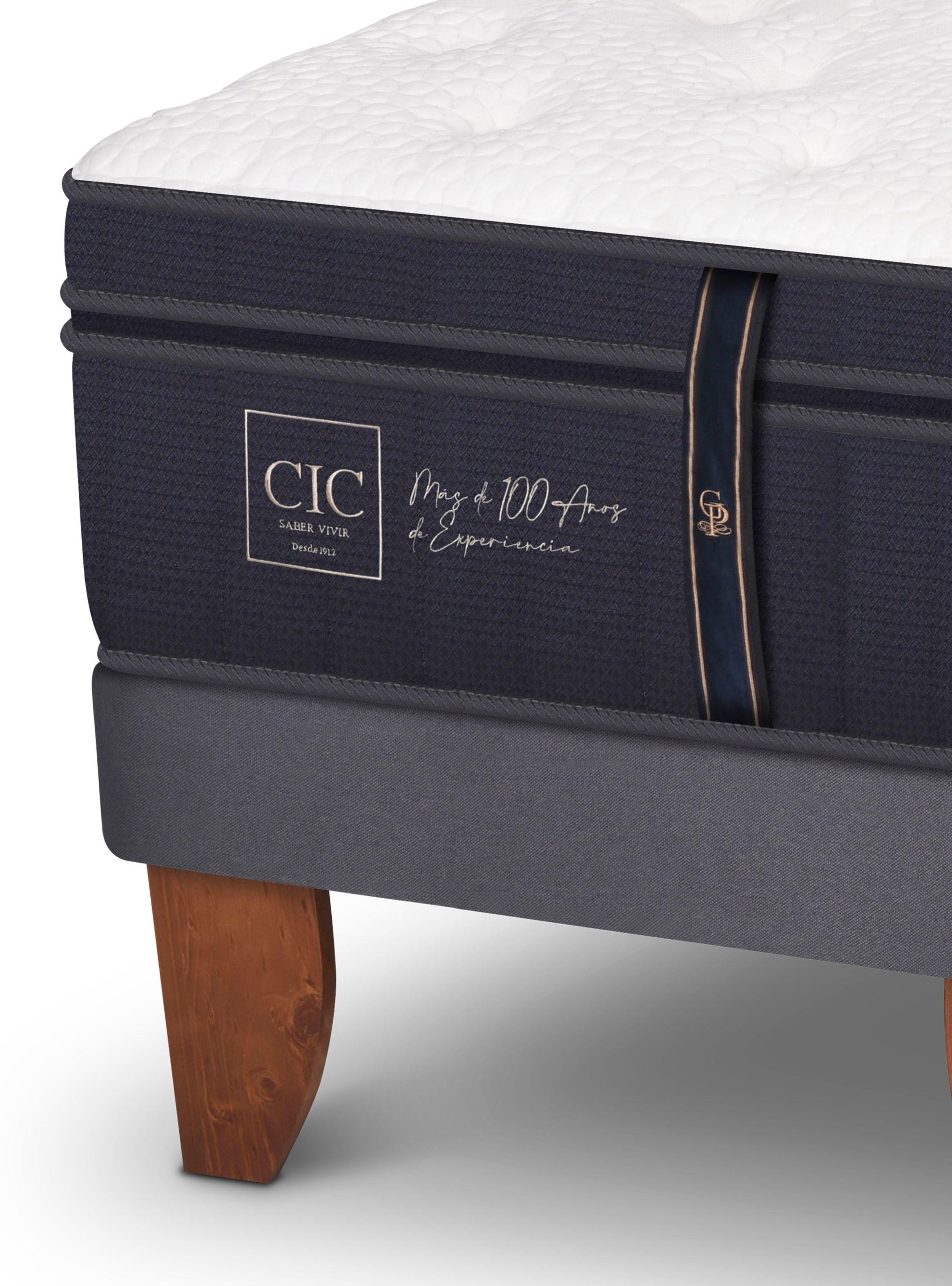 Cama Europea Grand Premium Súper Kng + Respaldo Loira-3