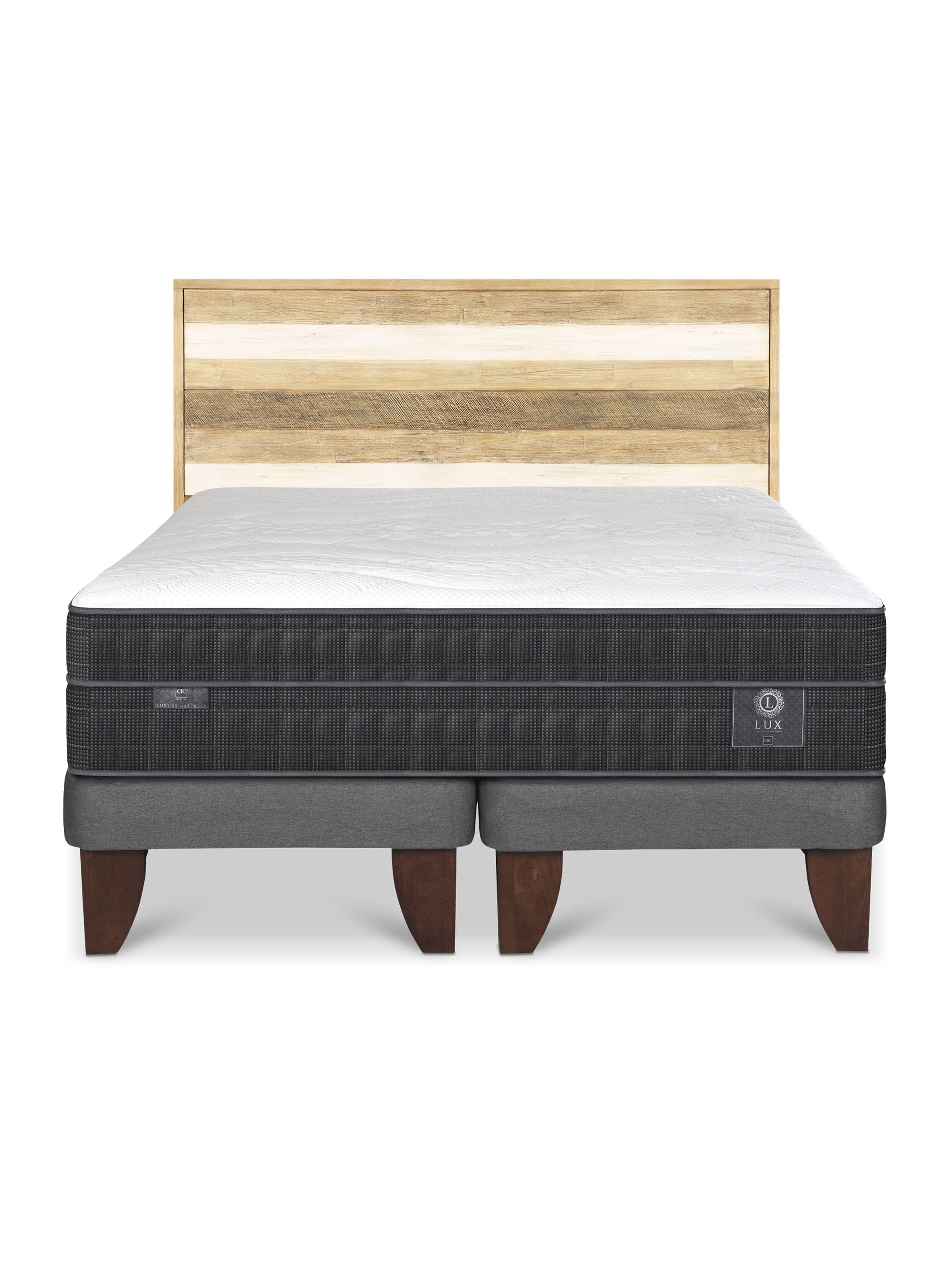 Cama Europea Lux King + Respaldo Loira-2