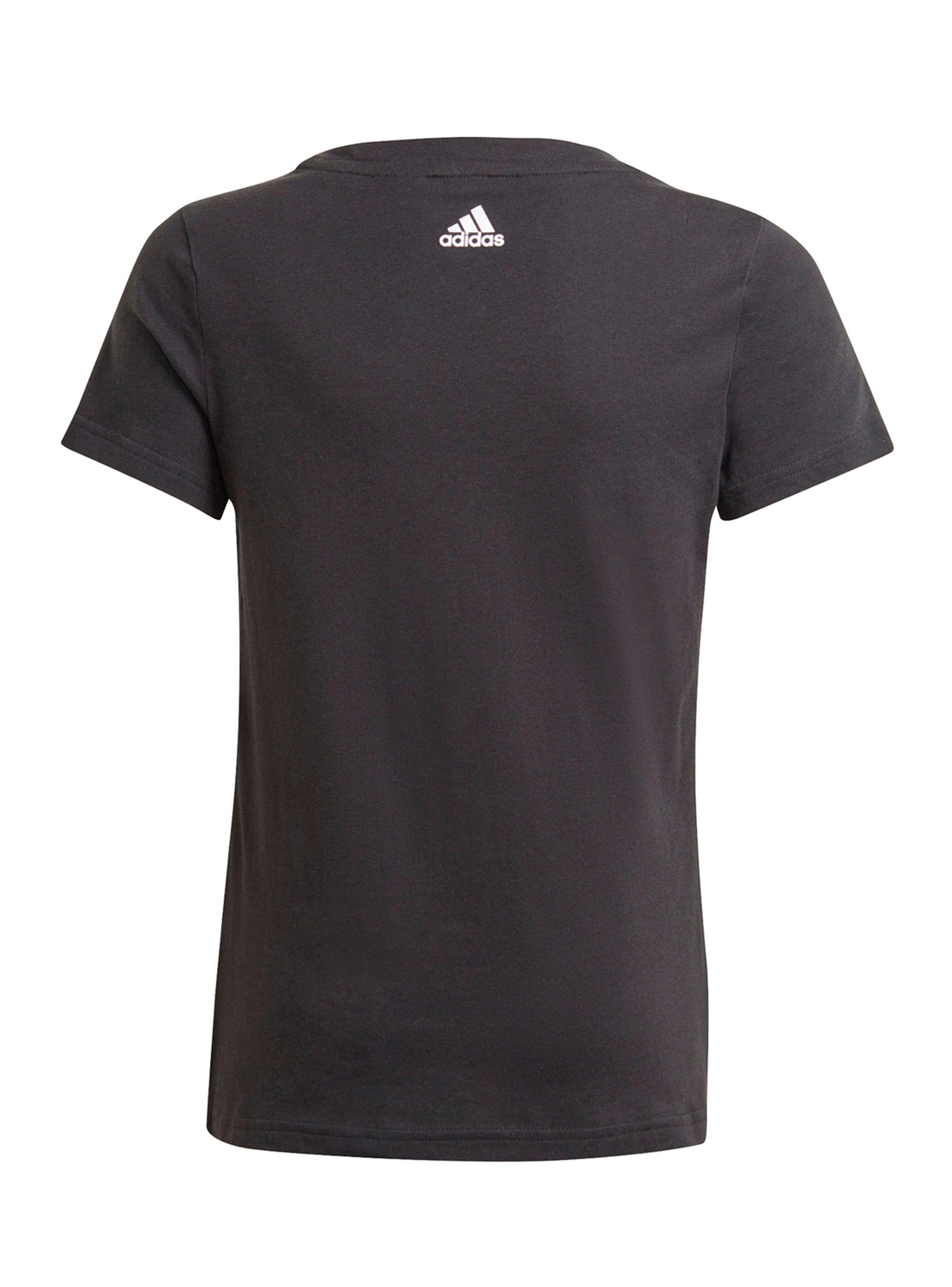 Polera Essentials Logo Tee Negra Niña-1