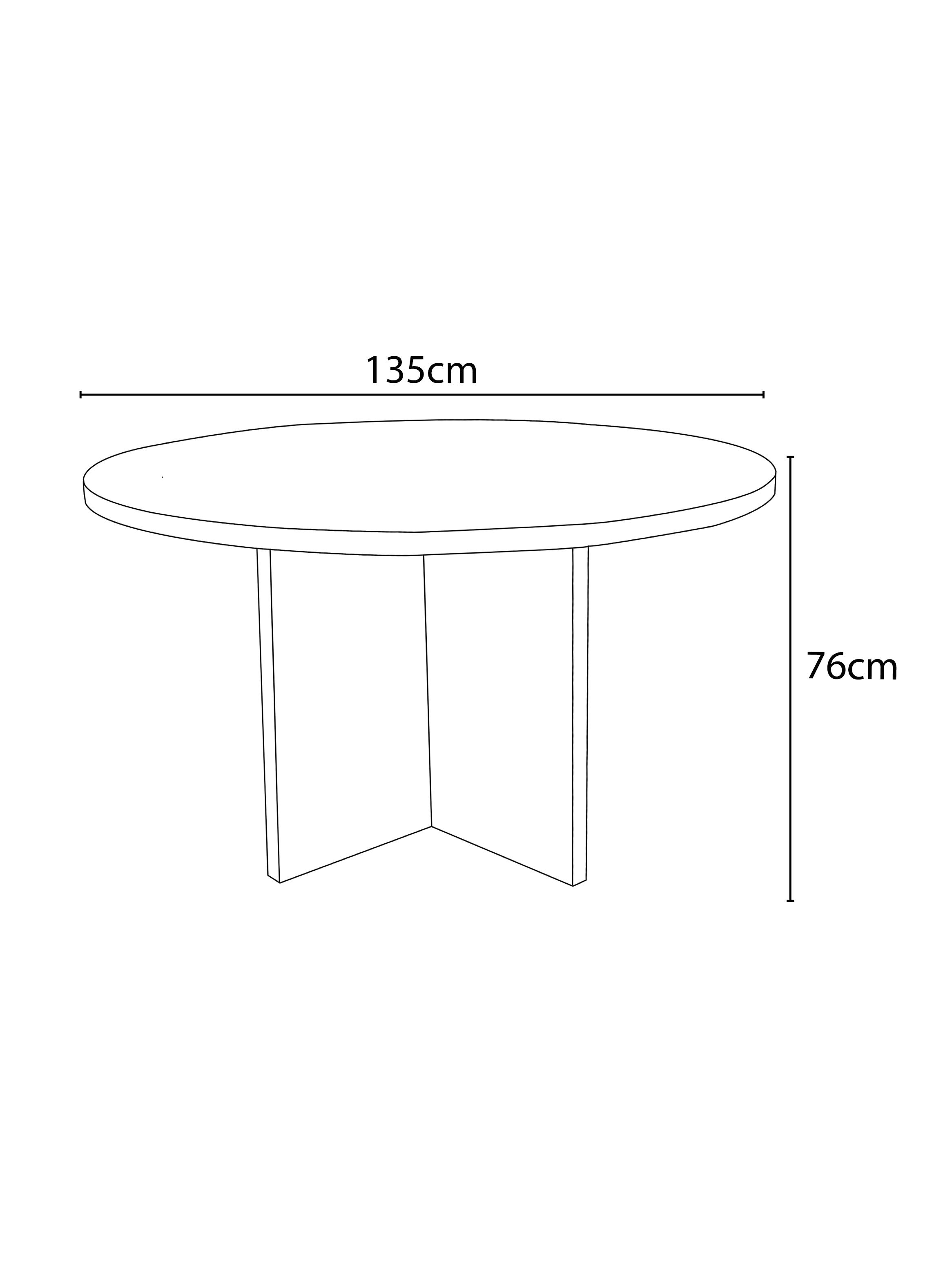 Mesa Comedor Redonda Pablo Negro-3