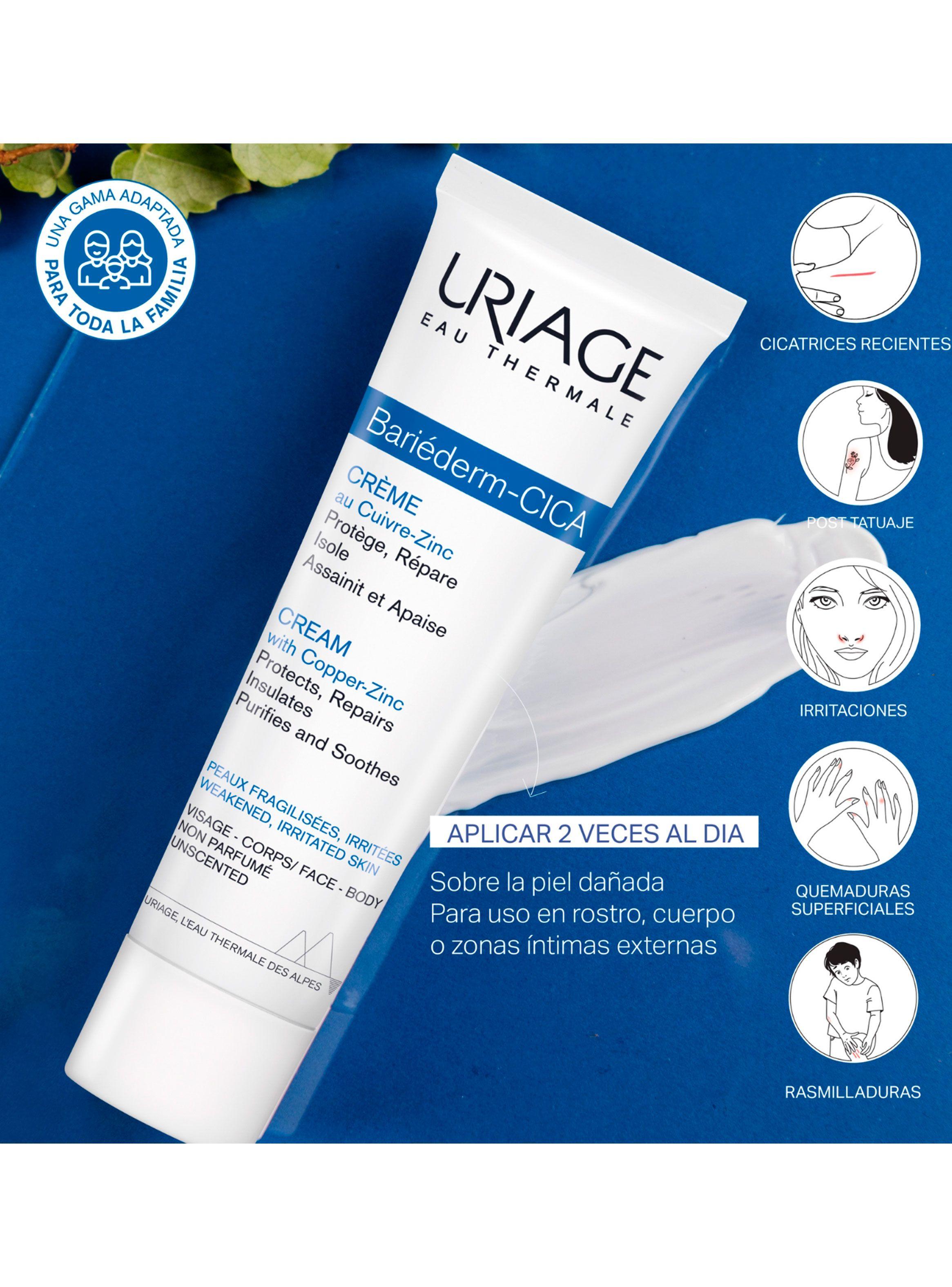 Crema Reparadora con Cobre y Zinc Eau Thermale Uriage Bariéderm-CICA 40ml-3