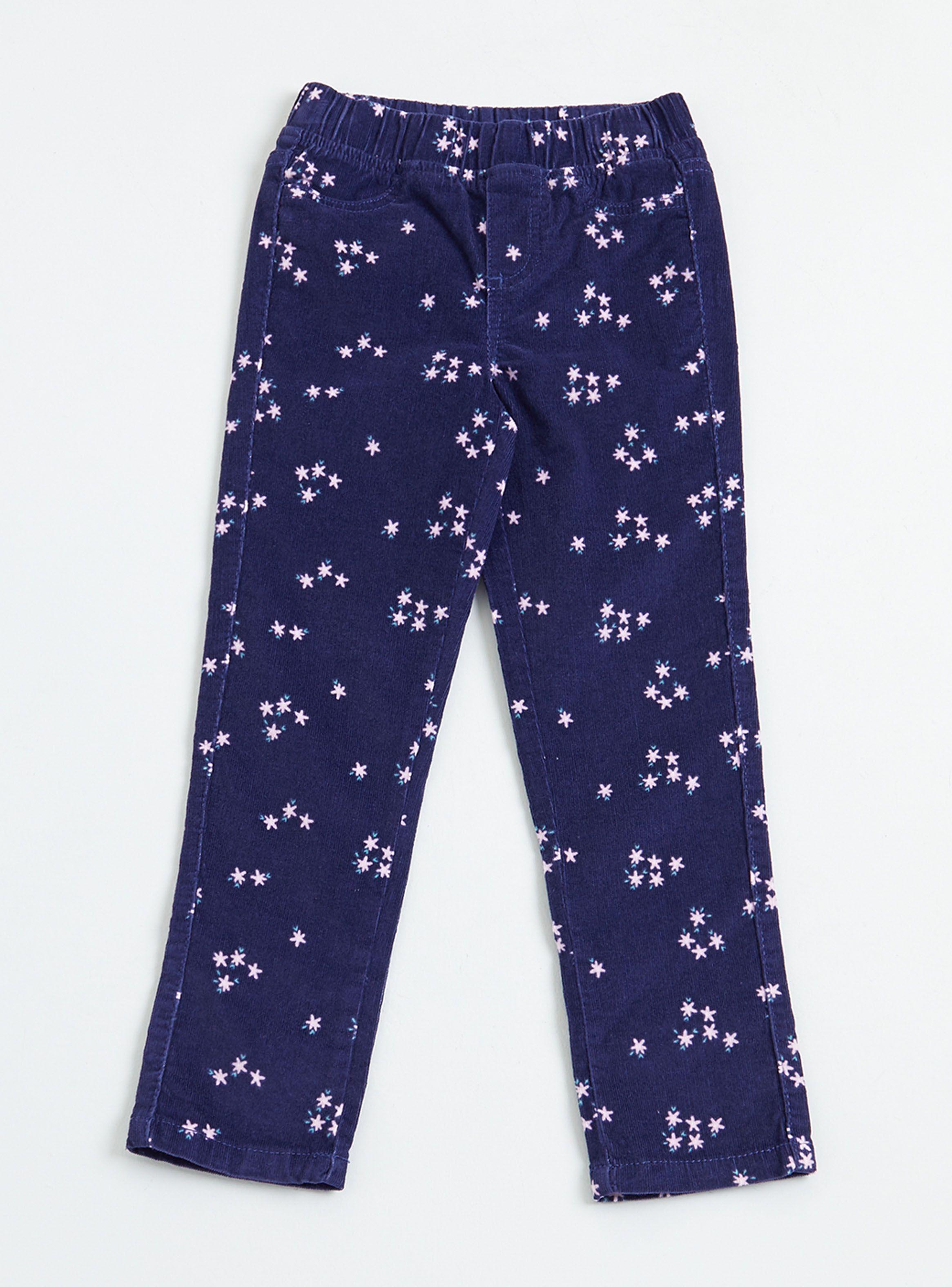 Pantalón Cotelé Estampado-0