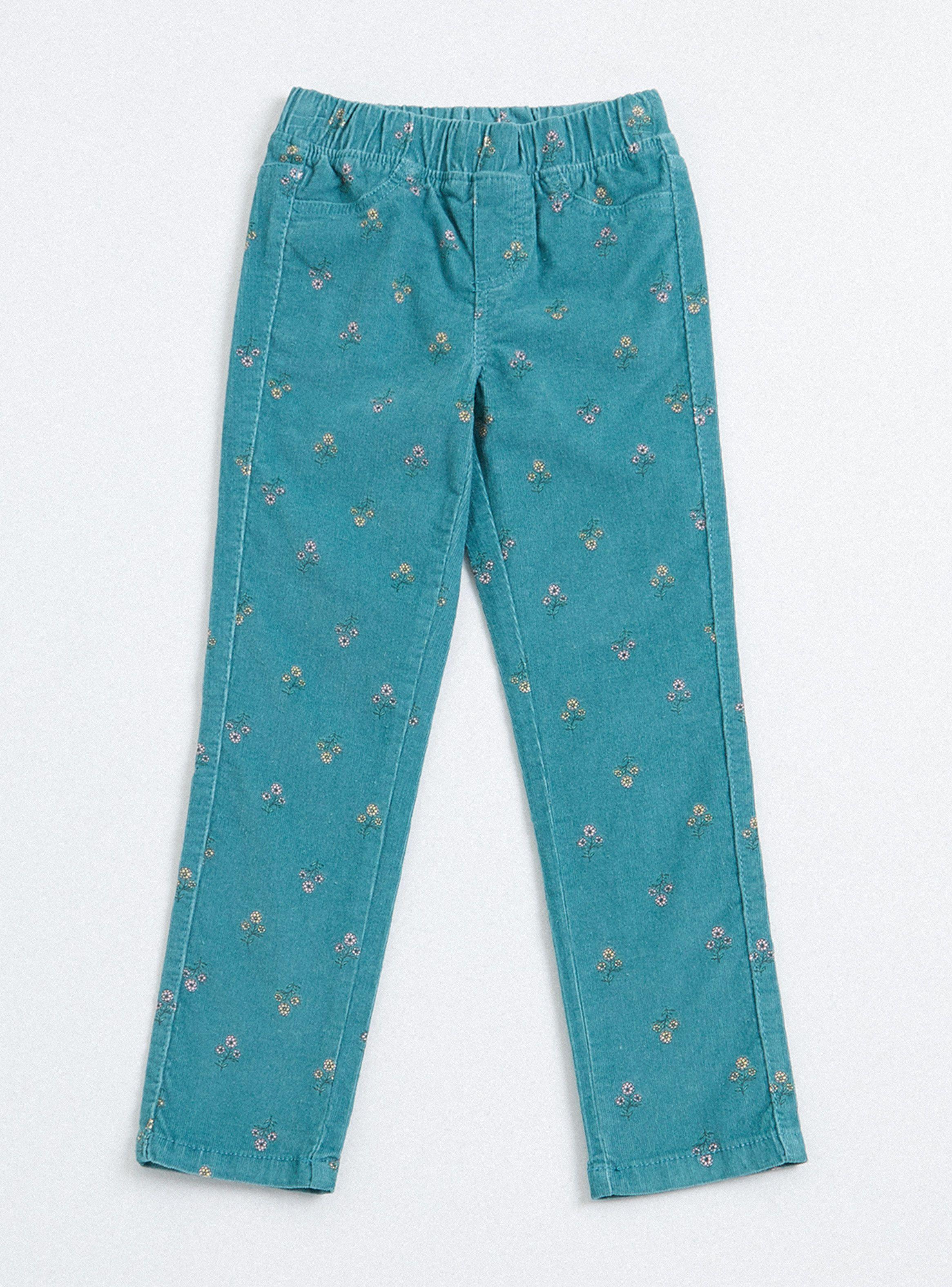 Pantalón Cotelé Estampado-0