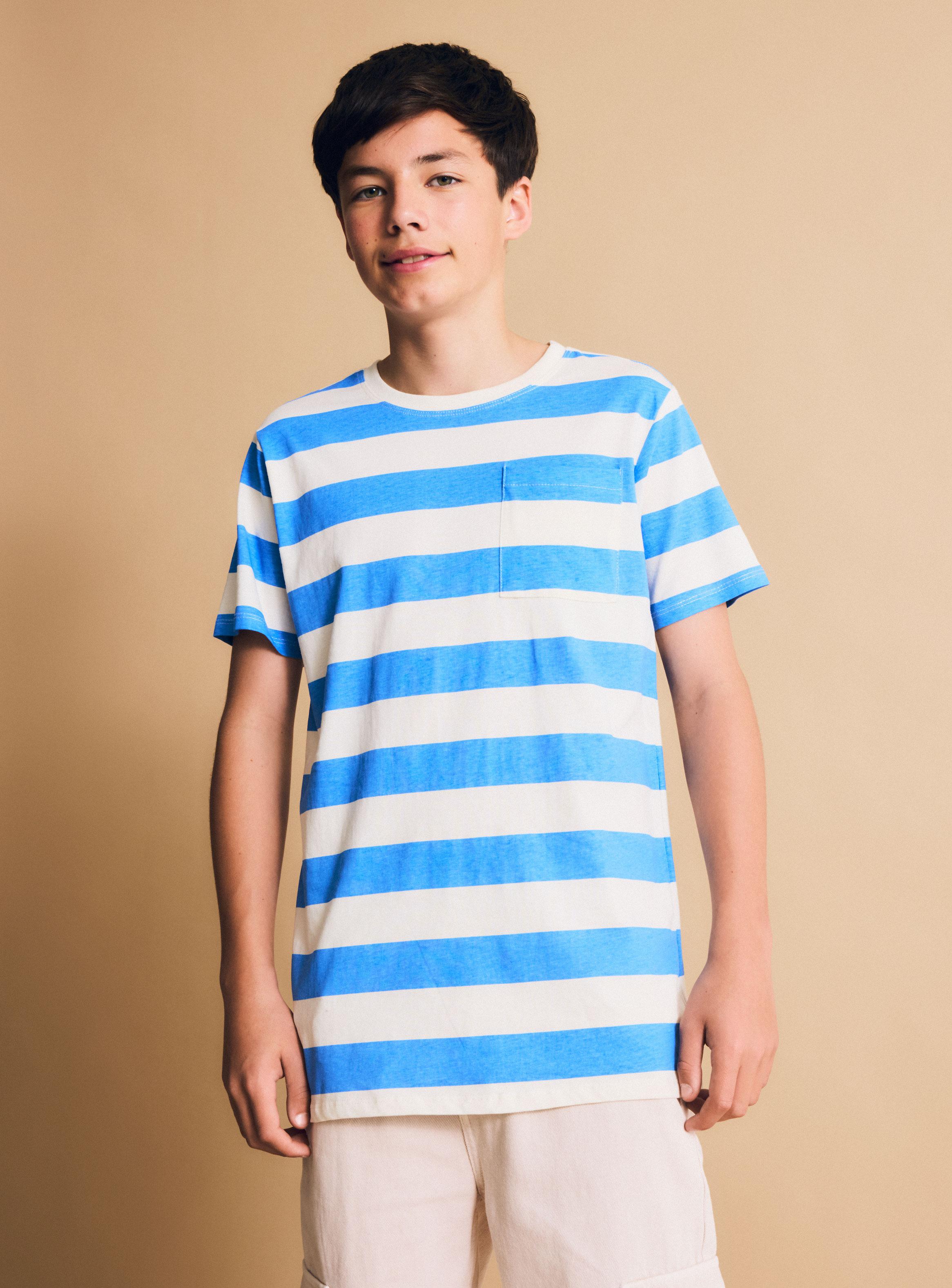 Polera Rayada Color Niño-0