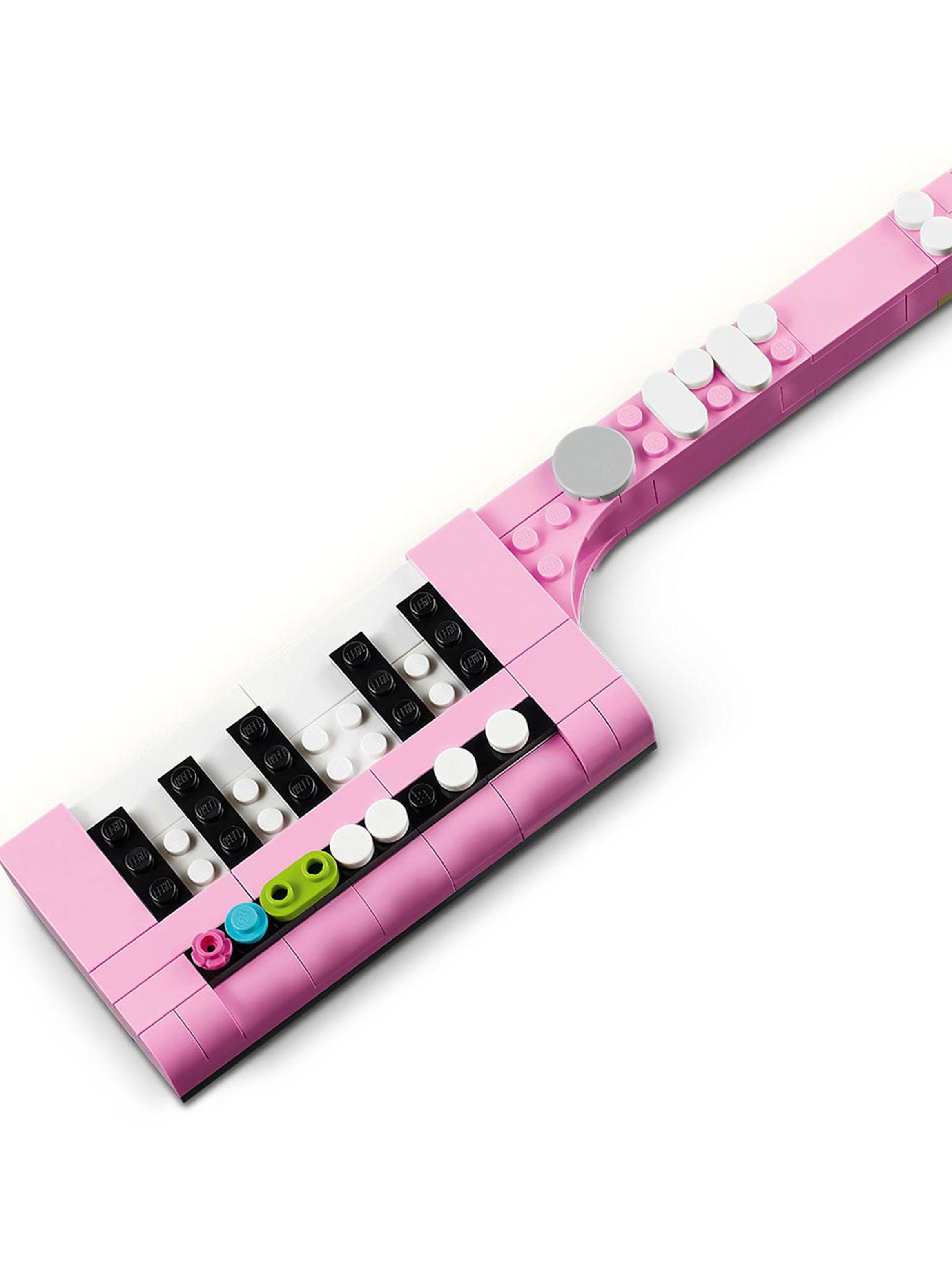 Lego Máquina de Escribir con Flores-3