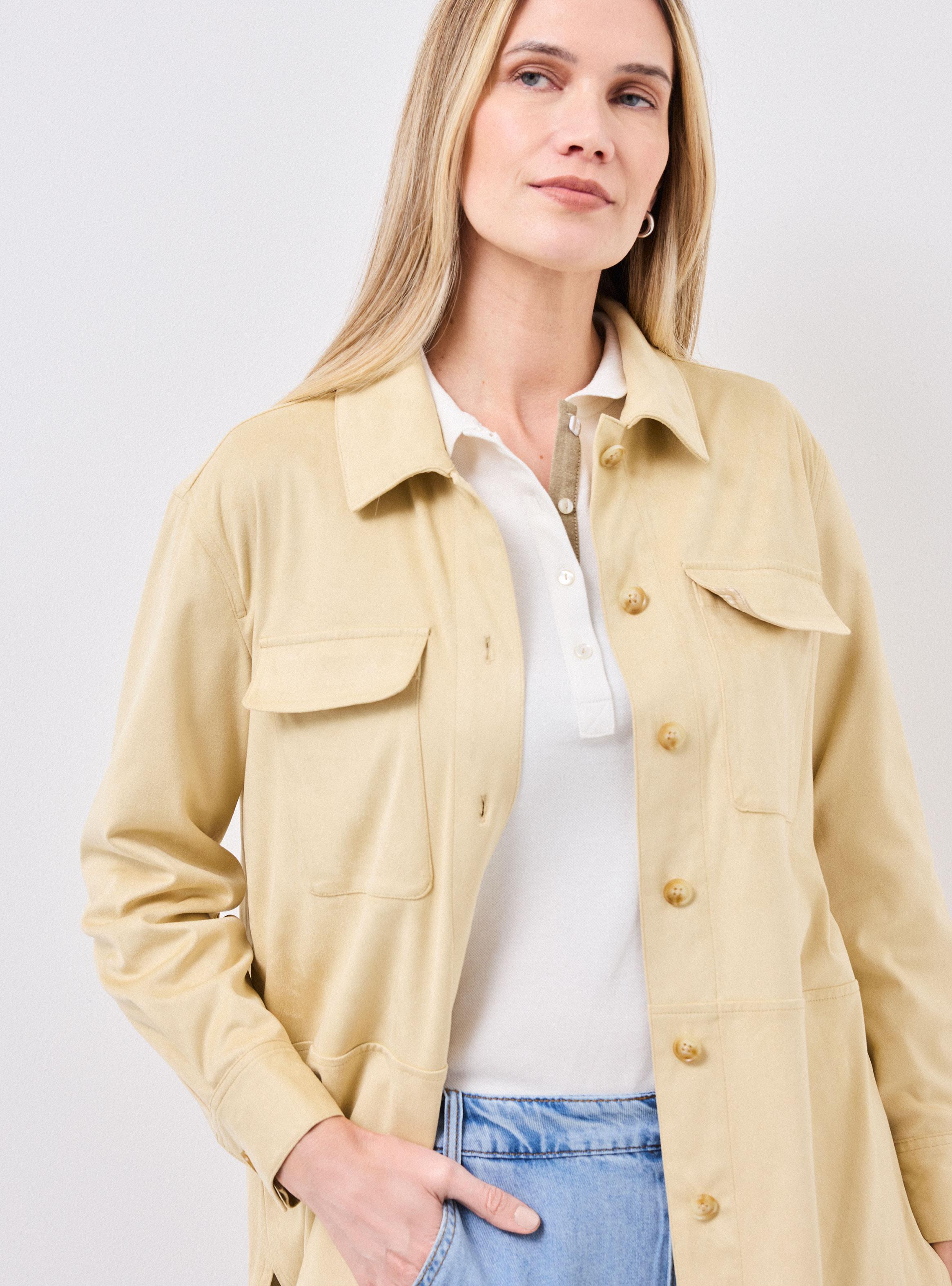 Blazer Casual Fake Suede-2