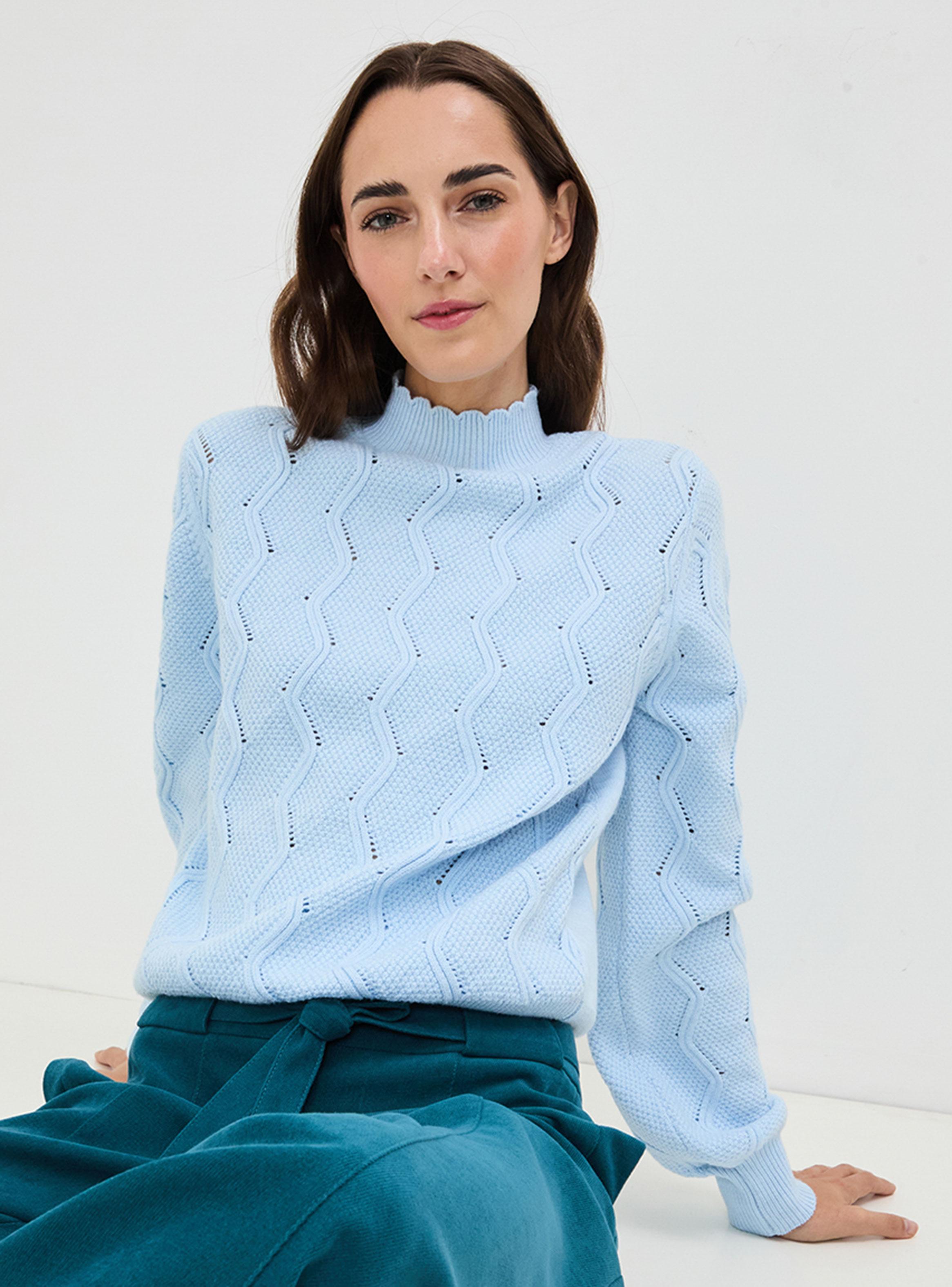 Sweater Liso con Diseño Color-2