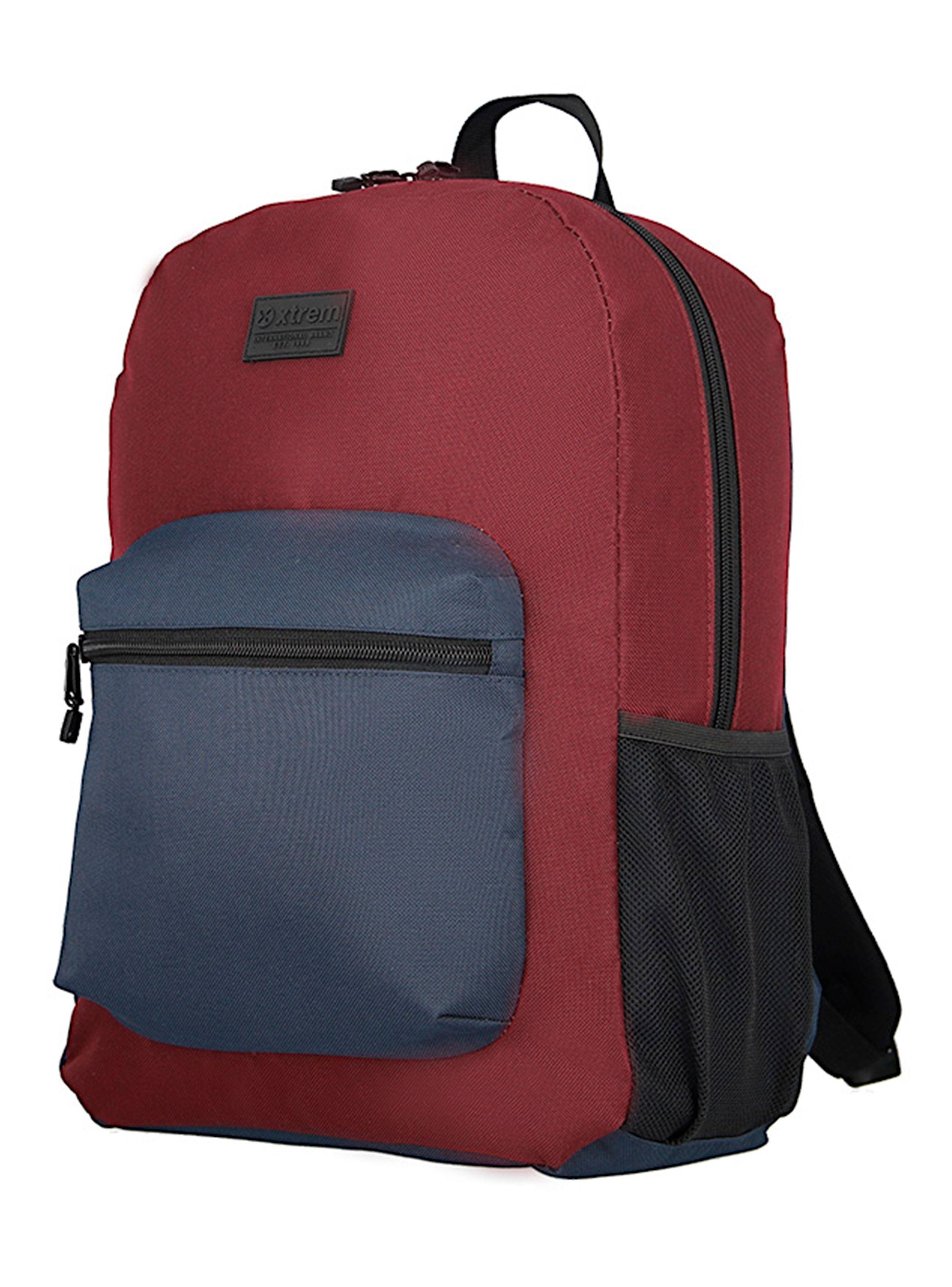 Mega Pack 3 Piezas Mochila Urbana Unisex Burdeo-1