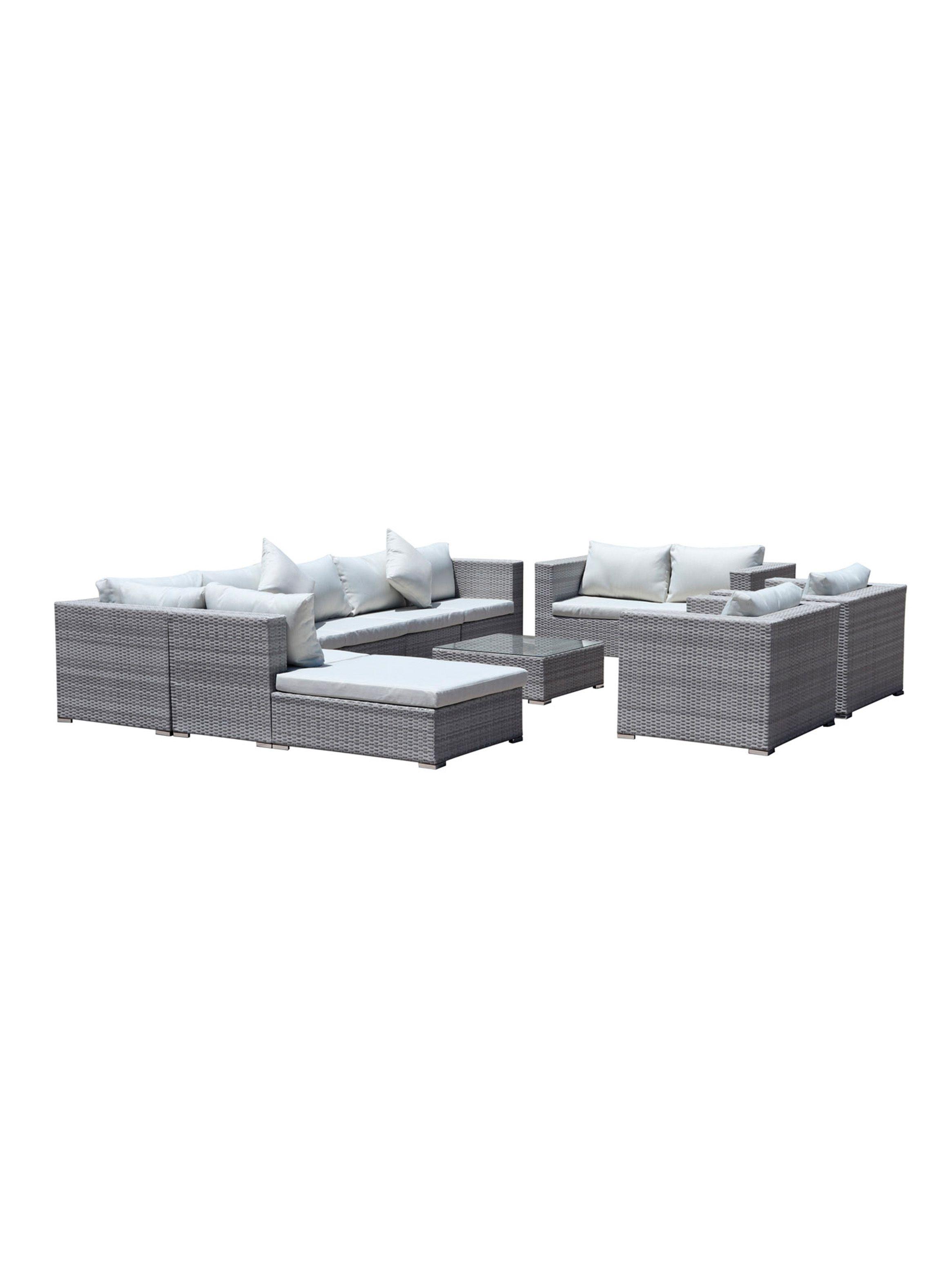 Juego de Living para Terrazas Hawai Gris-7